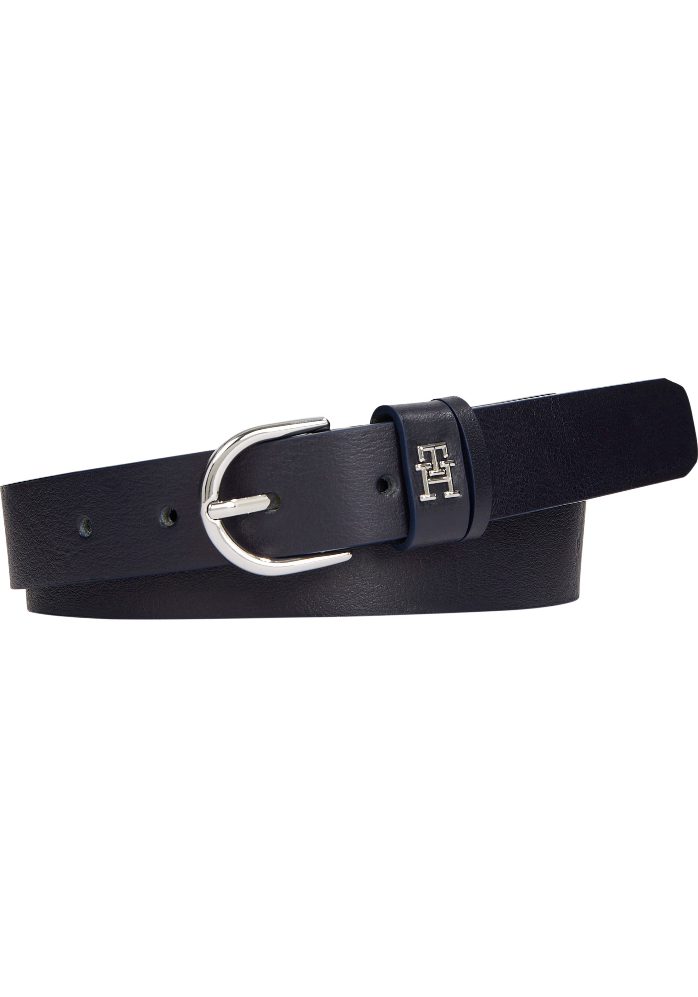 Tommy Hilfiger Ledergürtel »Essential Effortless 2.5 cm«, mit elegant abgerundeter Schnalle