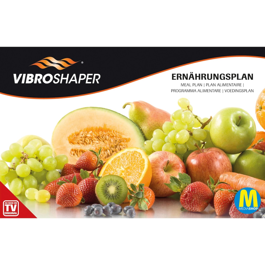 MediaShop Vibrationsplatte »VIBROSHAPER«, 200 W, 3 Intensitätsstufen, (Set, mit Trainingsbändern)