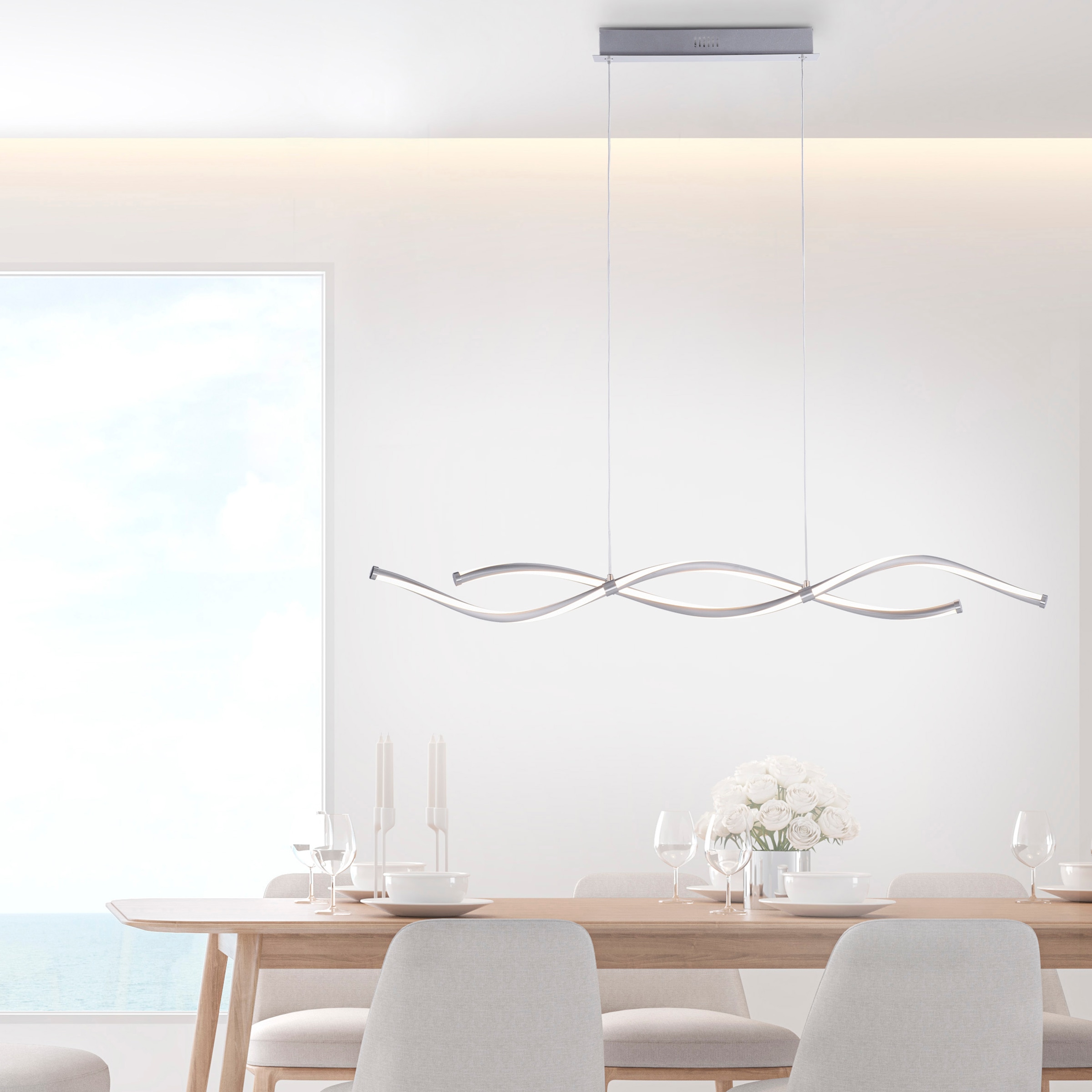 Neuhaus Q SMART HOME LIGHTS LED Pendelleuchte »Q-MALINA« LED-Board 1 Stk. warmweiß - kaltweiß