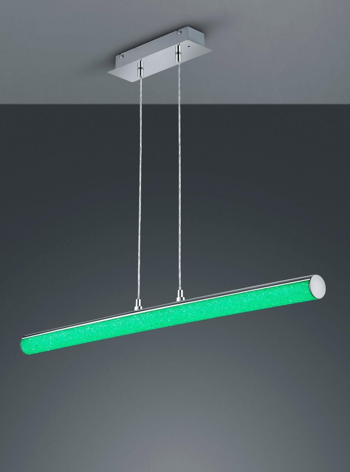 TRIO Leuchten LED Pendelleuchte »EMILA«, 1 flammig, Leuchtmittel LED-Board | LED fest integriert, Fernbedienung,integrierter Dimmer,RGBW-Farbwechsler