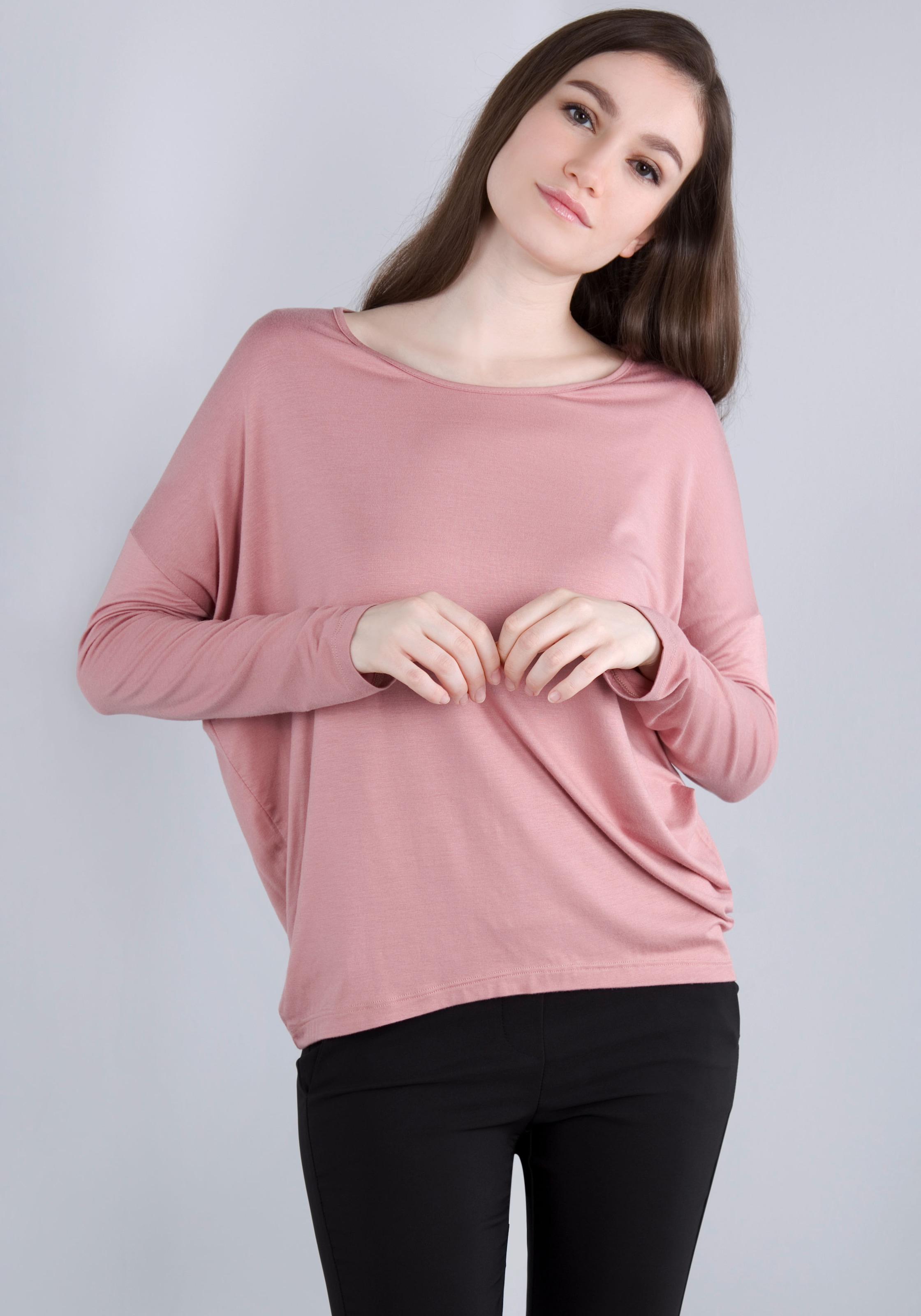 IMPERIAL Langarmshirt, in lässiger "O - Shape" Form