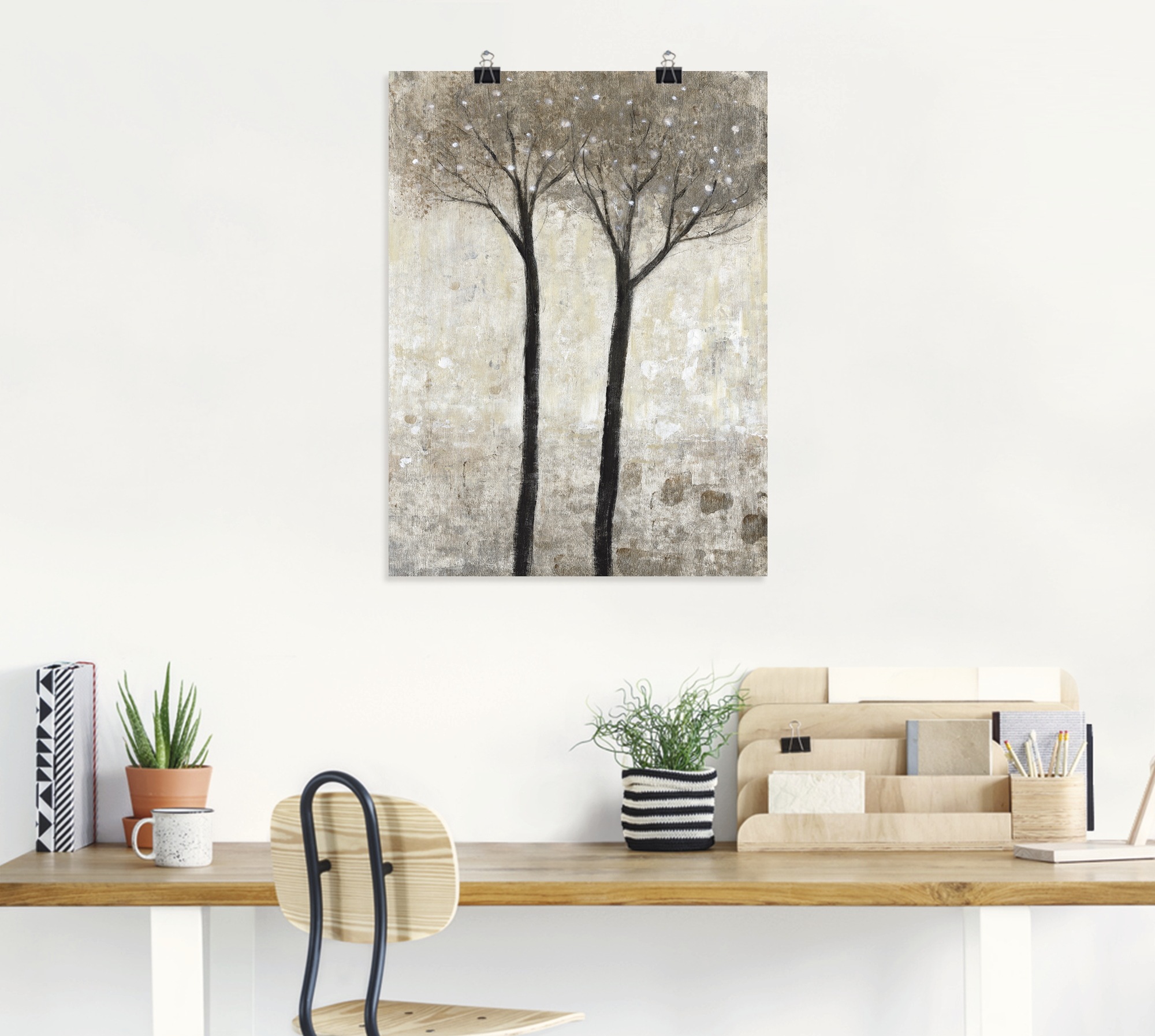 Artland Wandbild "Blühender Baum II", Bäume, (1 St.), als Leinwandbild, Pos günstig online kaufen