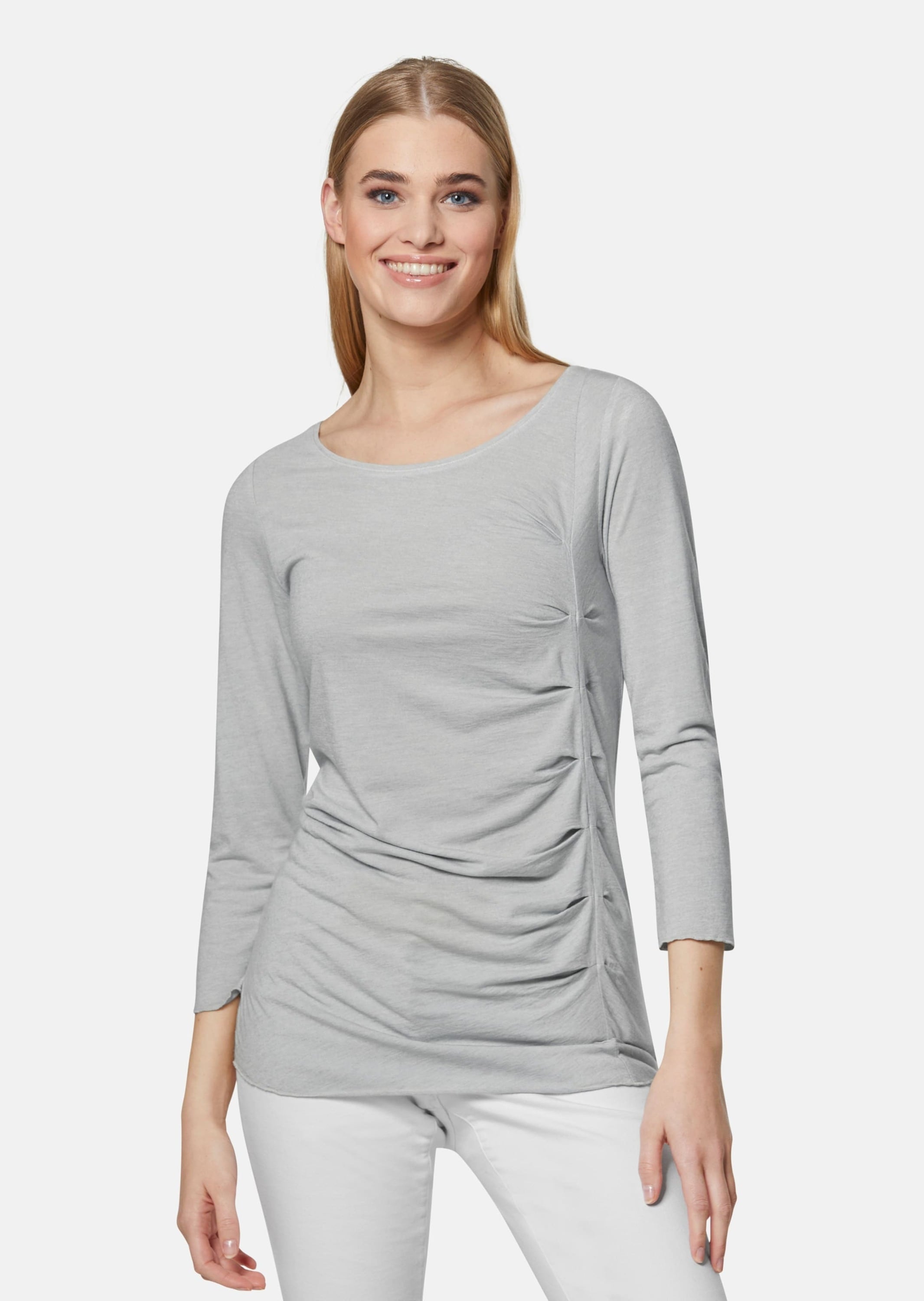 MADELEINE 3/4-Arm-Shirt »Shirt Shirt mit 3/4-Ärmeln und U-Boot-Ausschnitt«