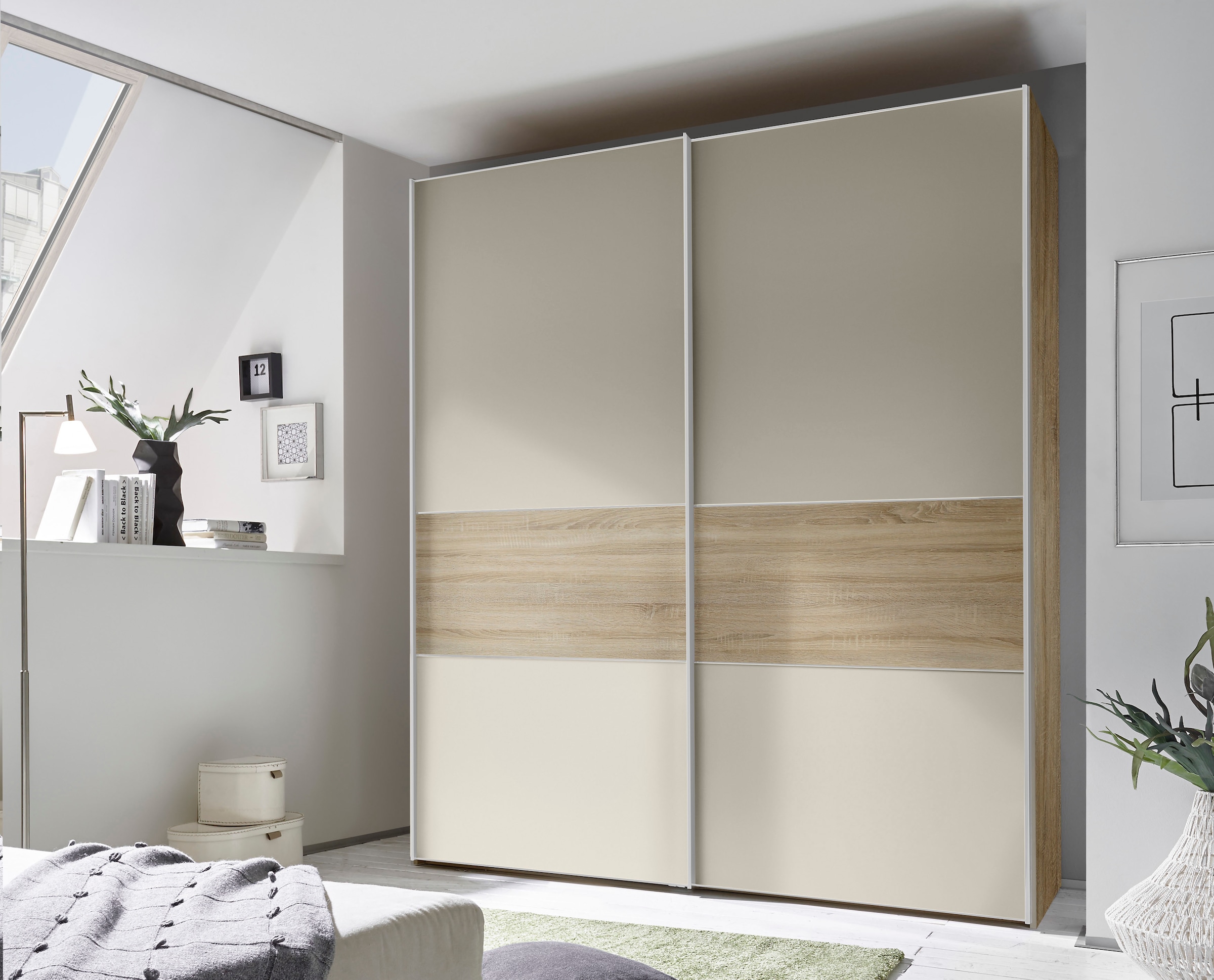 STAUD Schwebetürenschrank »Sinfonie Plus, edles Design in hochwertiger Qualität, Made in Germany«, In vier verschiedenen Ausstattungsvarianten