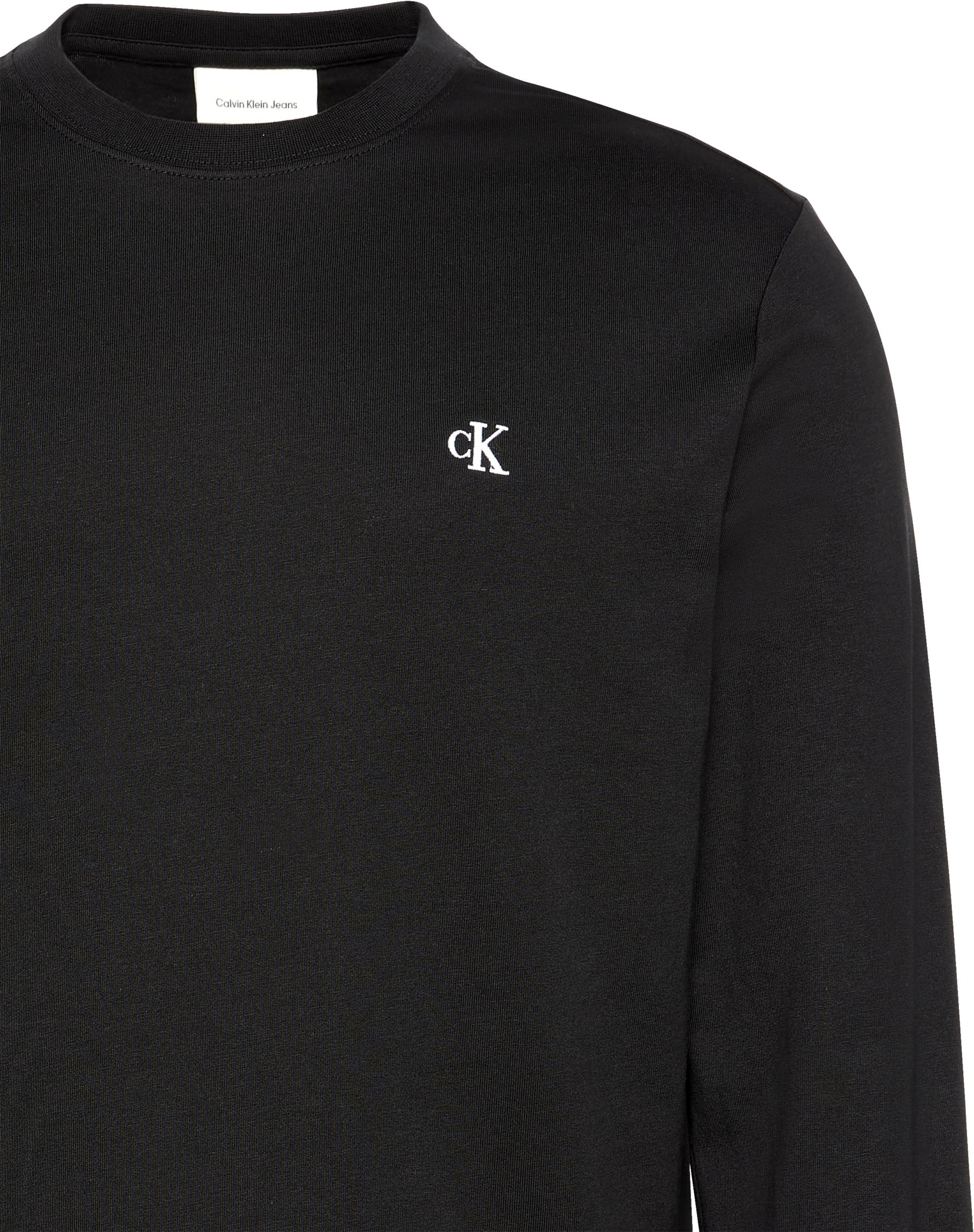 Calvin Klein Jeans Langarmshirt »LS EASY MONOGRAM TEE«, Mit Rundhalsausschnitt, regular fit
