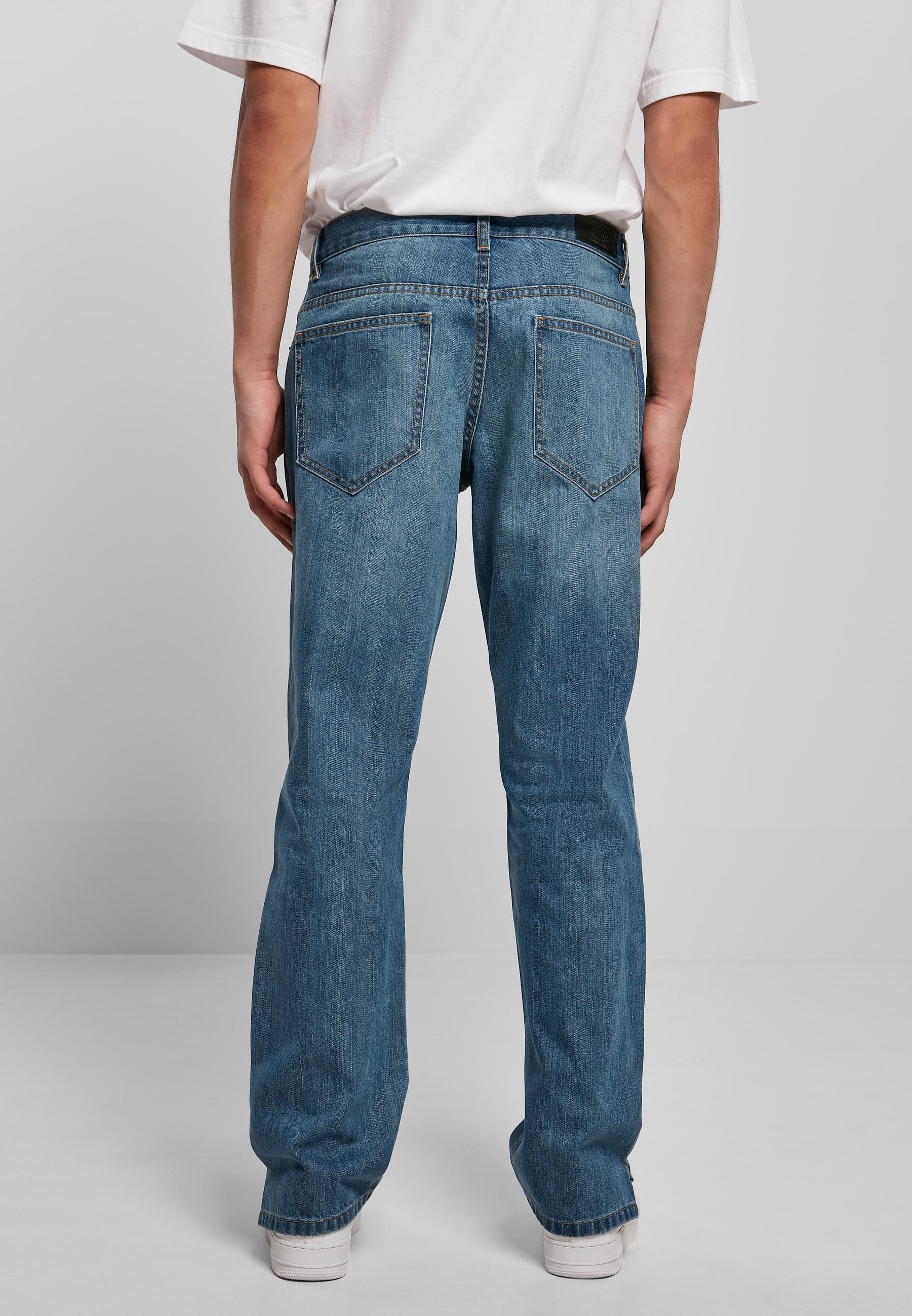 URBAN CLASSICS Bequeme Jeans »Urban Classics Herren Straight Slit Jeans«, (1 tlg.)
