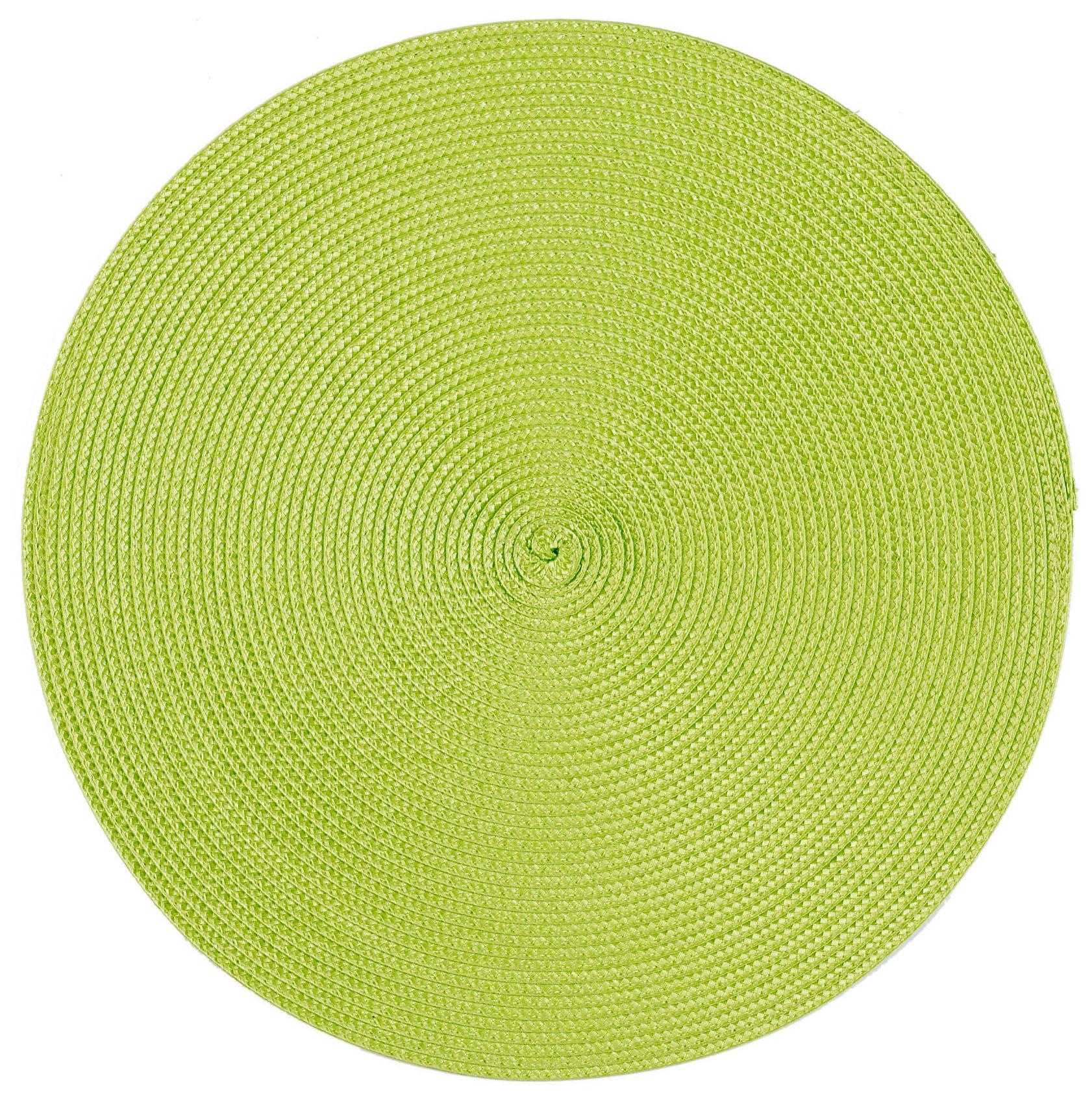 Platzset STUCO, Ø:35cm, grün, Platzsets, "Polypro"