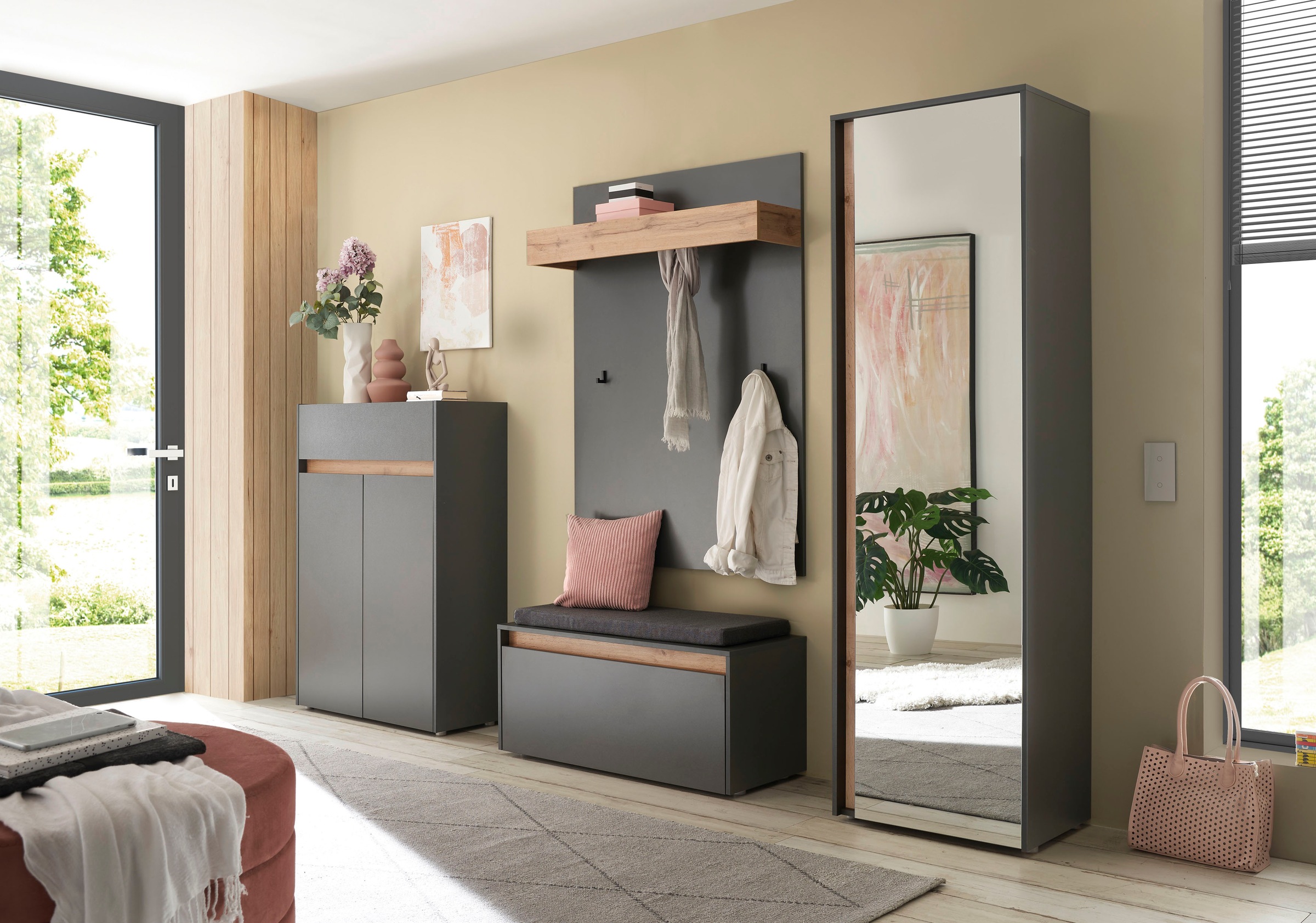 INOSIGN Garderoben-Set "City/Giron, moderne Garderobe, viel Stauraum, ca. 2 günstig online kaufen