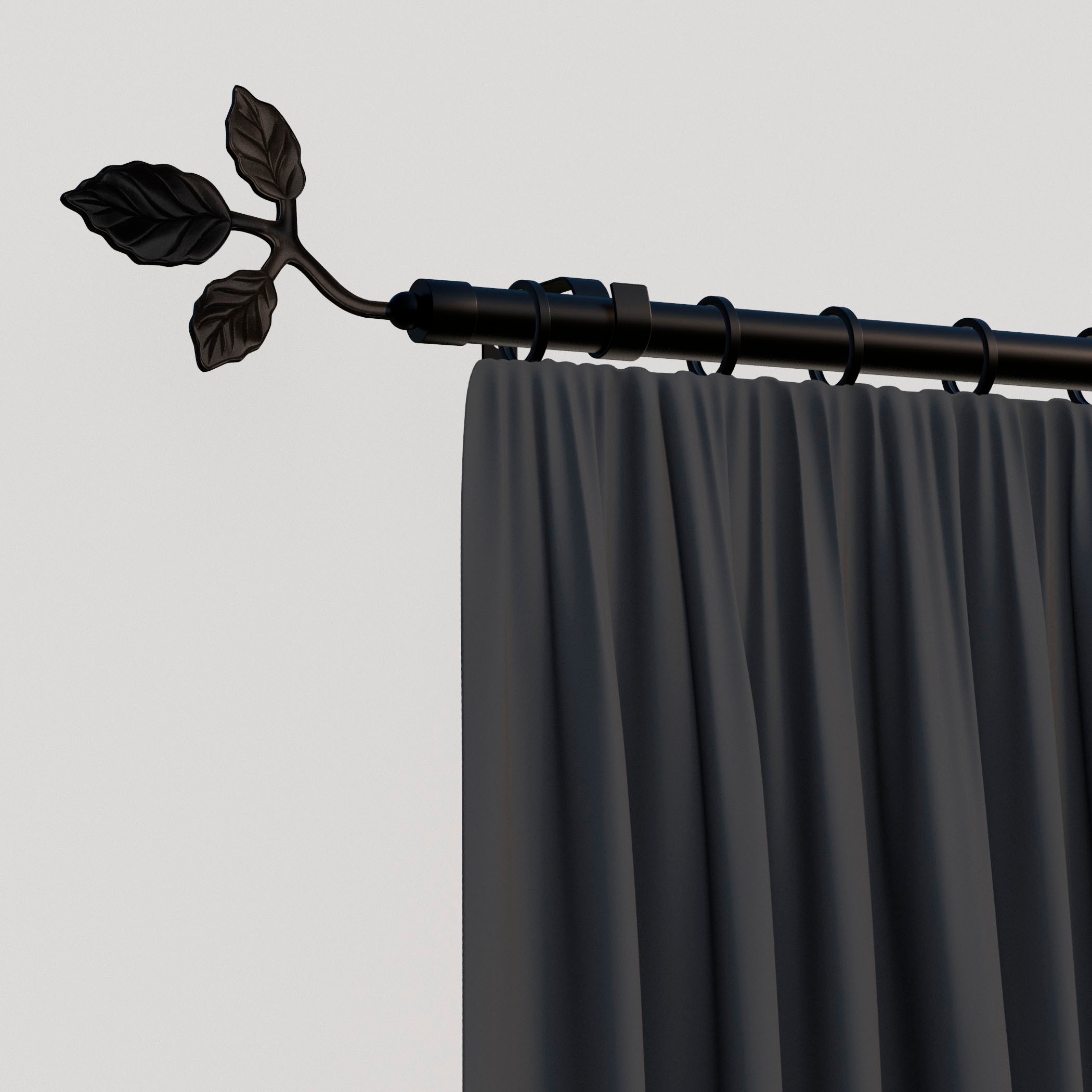 indeko Gardinenstange "Toskana" Ø 16 mm 1 läufig-läufig Wunschmaßlänge günstig online kaufen