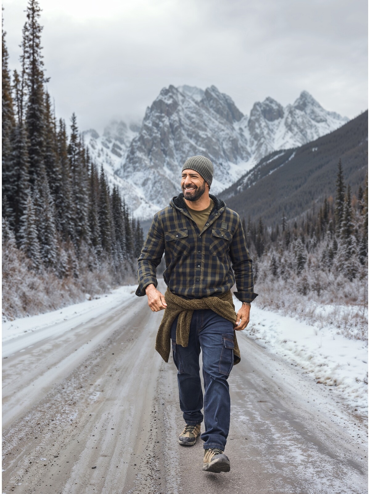 Jan Vanderstorm Outdoorjacke »Outdoorhemd OLSDAL«