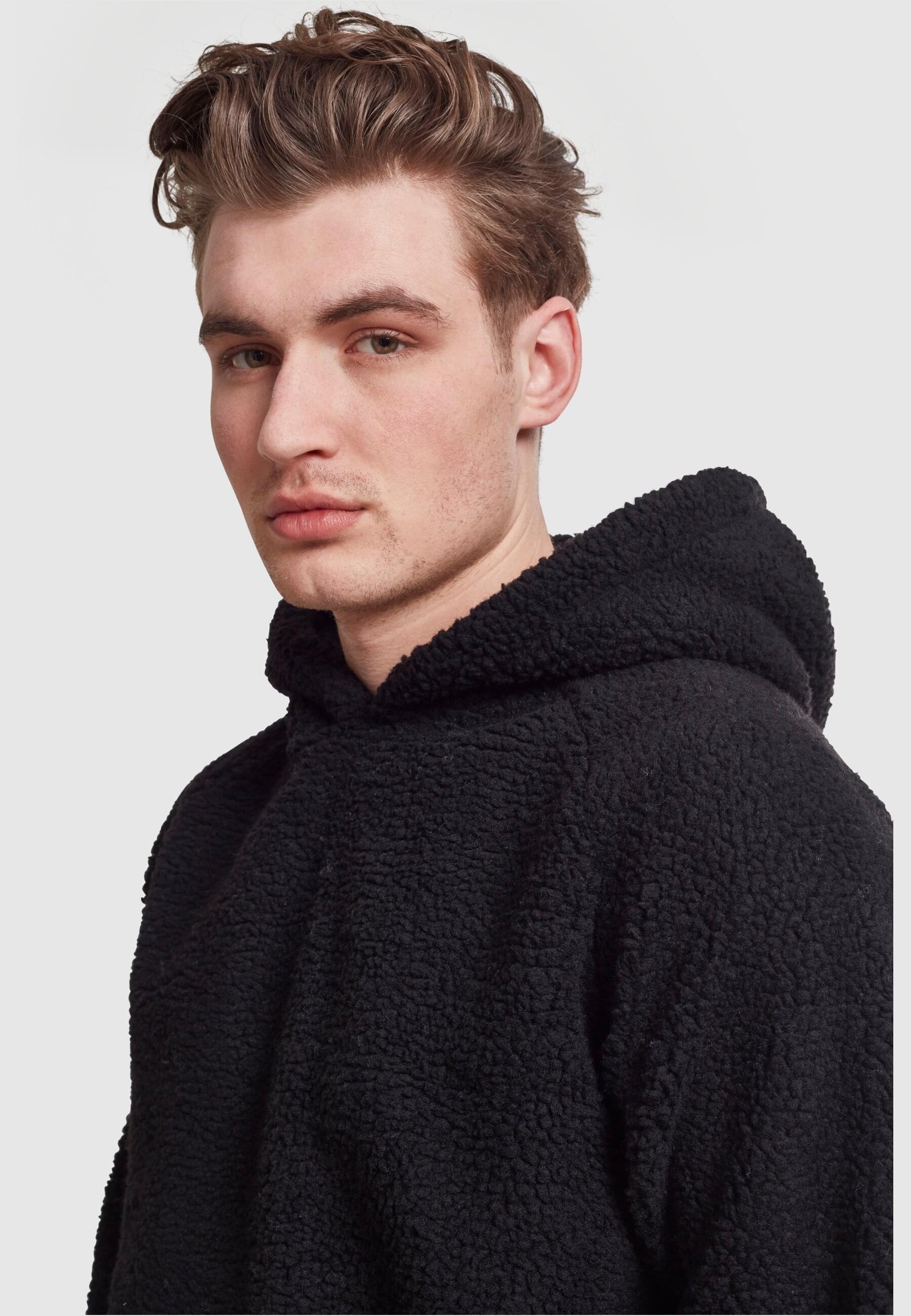 URBAN CLASSICS Sweatshirt »Urban Classics Herren Sherpa Hoody«, (1 tlg.)