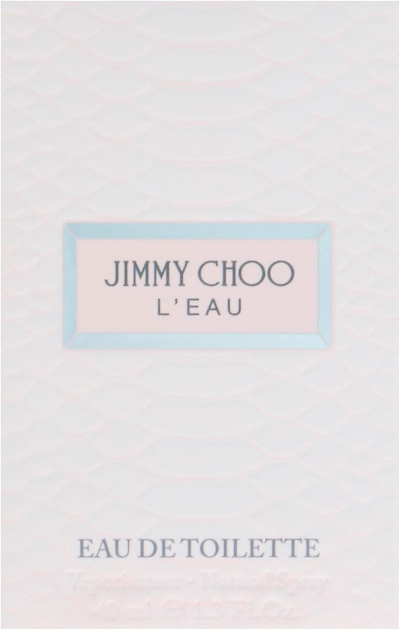 JIMMY CHOO Eau de Toilette »L' Eau«, Blumiger Damenduft mit Bergamotte, Pfingstrose, Nektarine und Moschus.