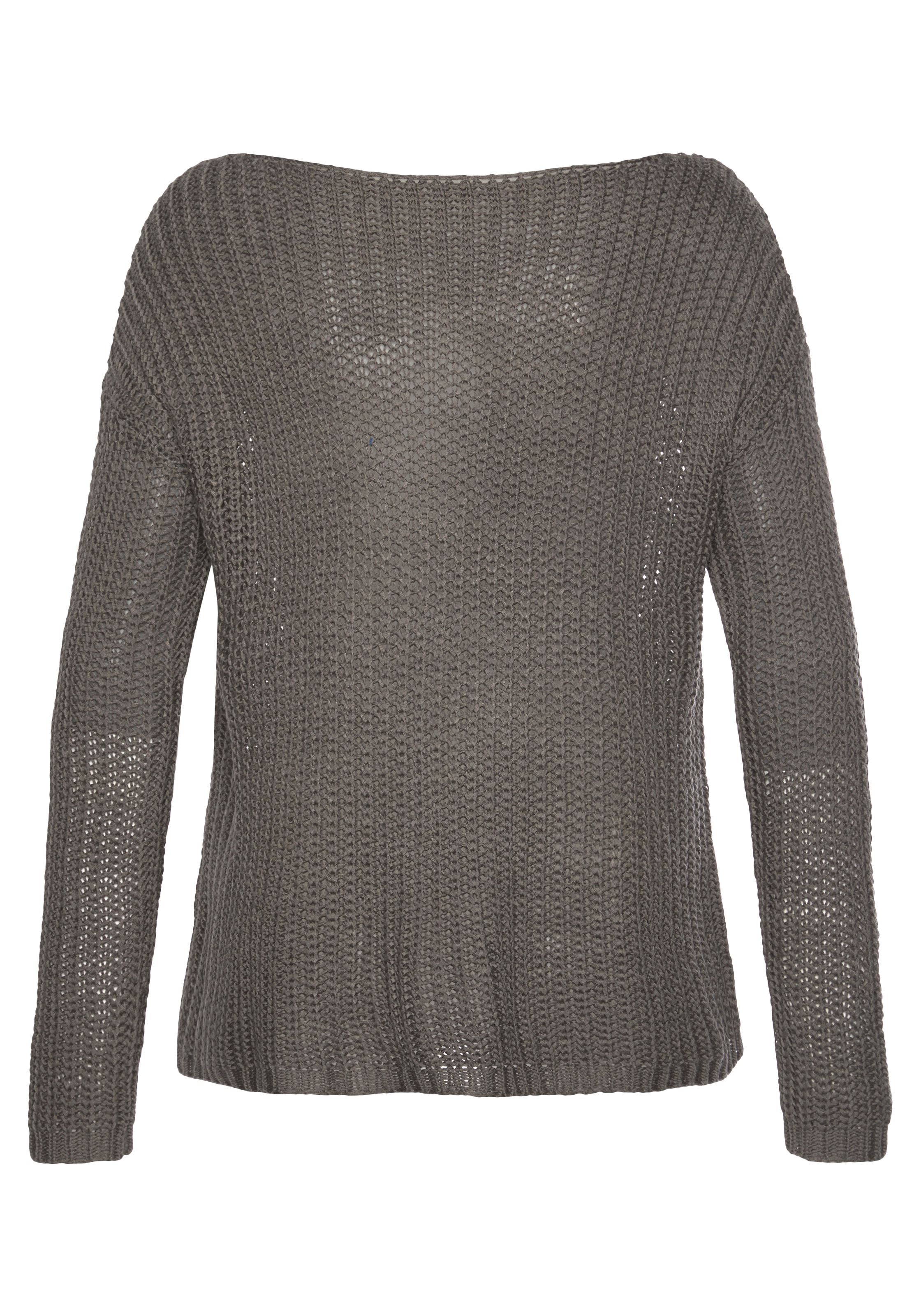 LASCANA Chunky Knit Pullover Khaki 44 3