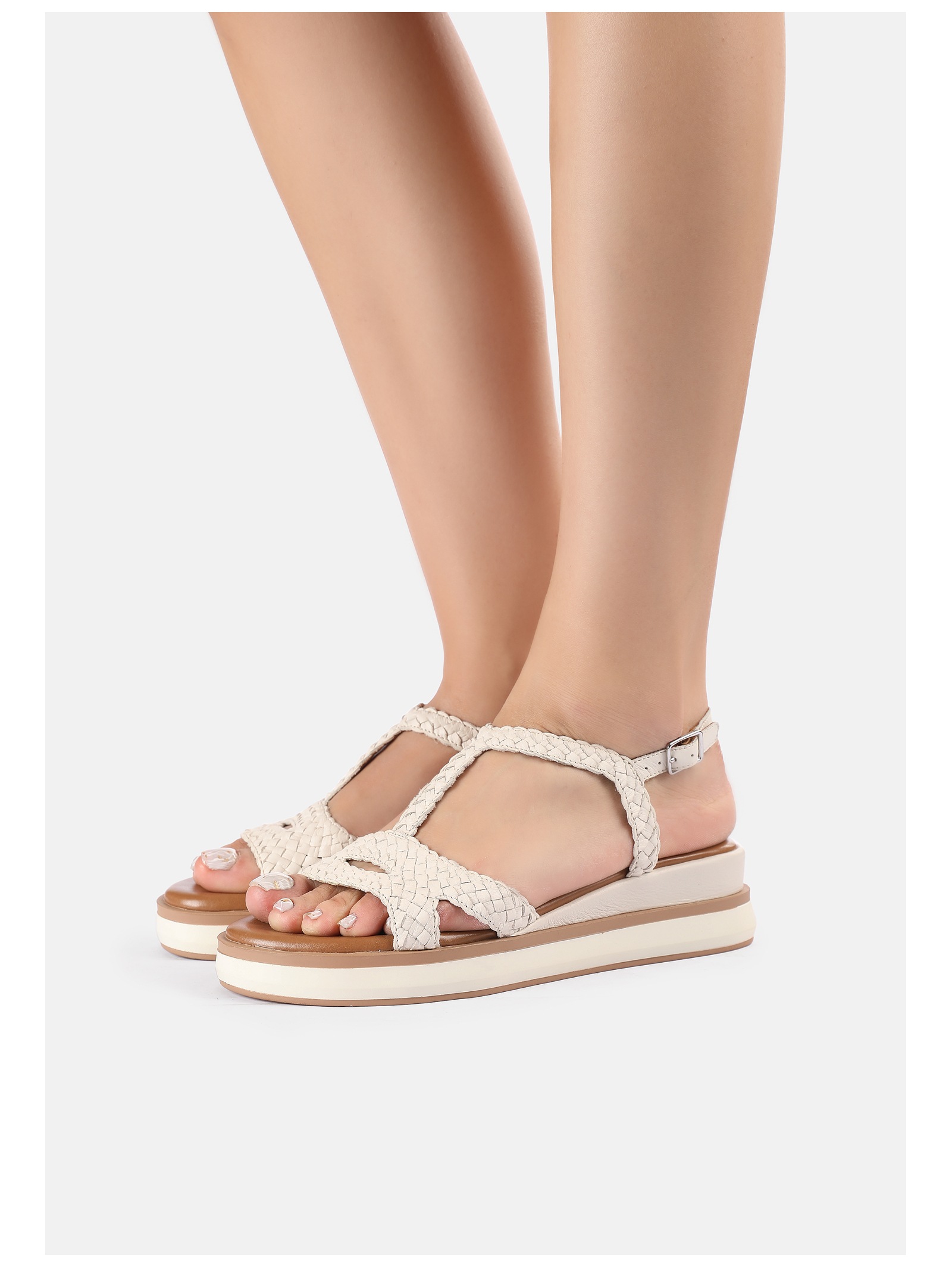 Thumbnail - INUOVO Keilsandalette "INUOVO Sandalen Leder"