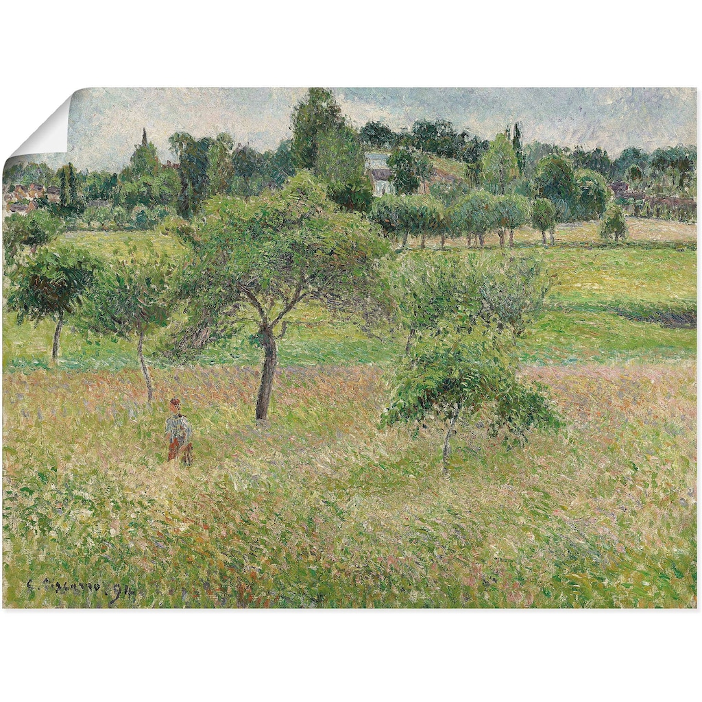 Artland Kunstdruck »Apfelbäume in Eragny. 1894«, Wiesen & Bäume, (1 St.)