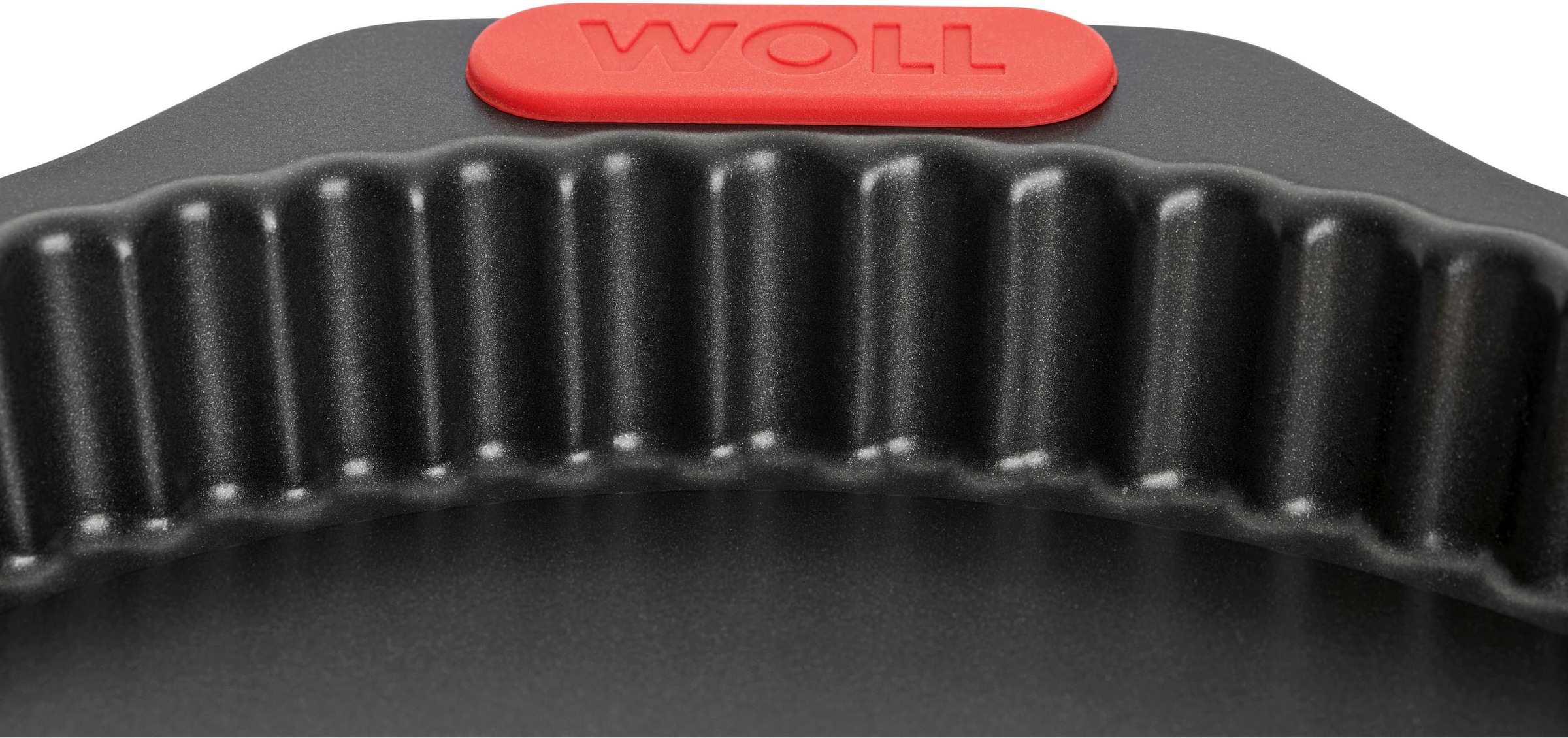 WOLL Tarteform »Woll Let's bake! Quiche- und Tarteform, Kuchenform, Backform, rund«, (1 St.), mit Antihaftversiegelung und integrierten Silikongriffen, PFAS-Frei
