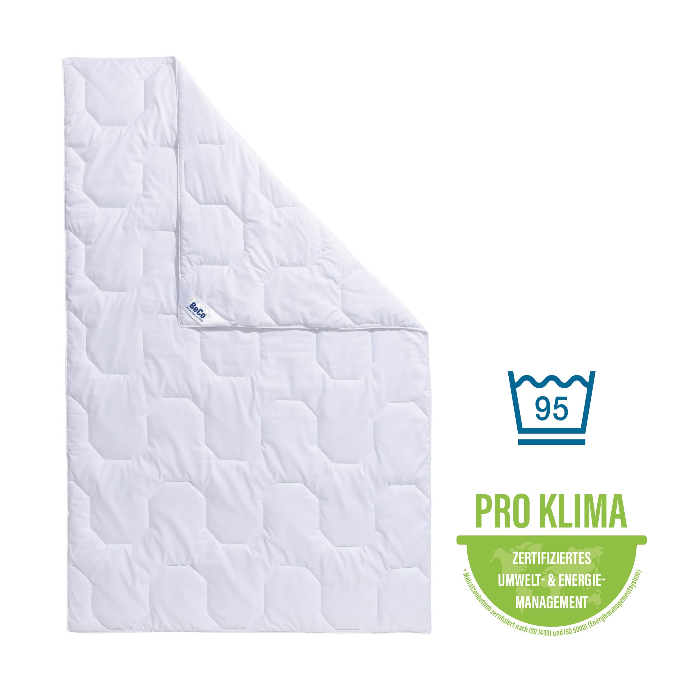 Thumbnail - Beco Microfaserbettdecke "2 für 1, Bettdecken für Sommer und Winter, inkl. 1 Gratis-Leichtdecke" normal Füllung Polyeste...