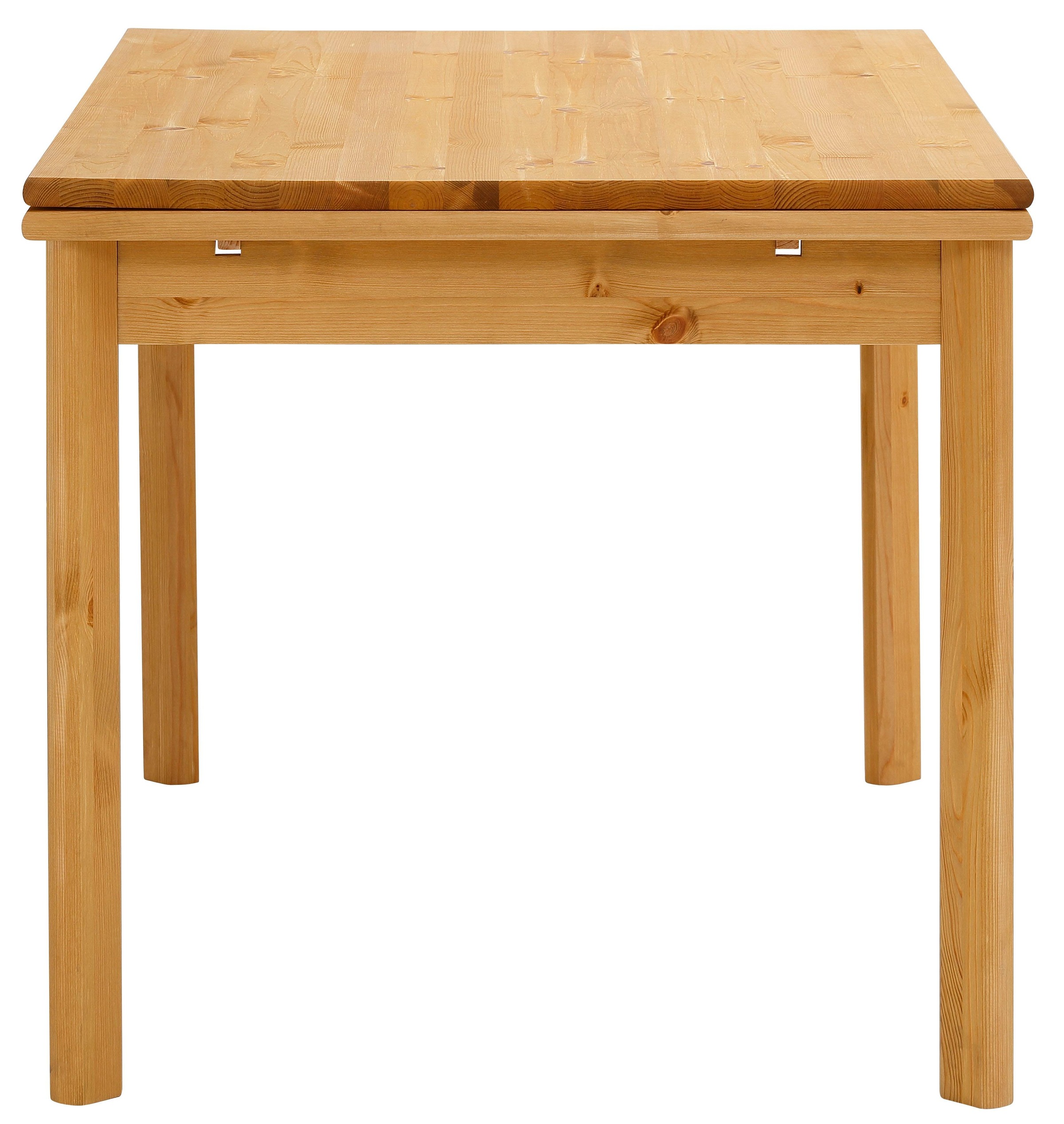 Esstisch OTTO HOME "Tirza", beige (natur), B:120cm H:75cm T:80cm, Tische, Esstisch, aus massiver Kiefer, FSC zertifiziert, mit Auszugsfunktion 3
