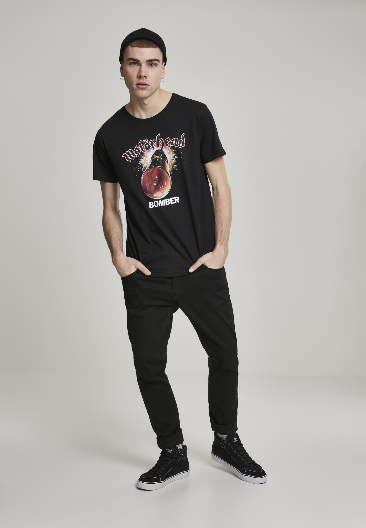 Merchcode T-Shirt »Herren Motörhead Bomber Tee«, (1 tlg.)