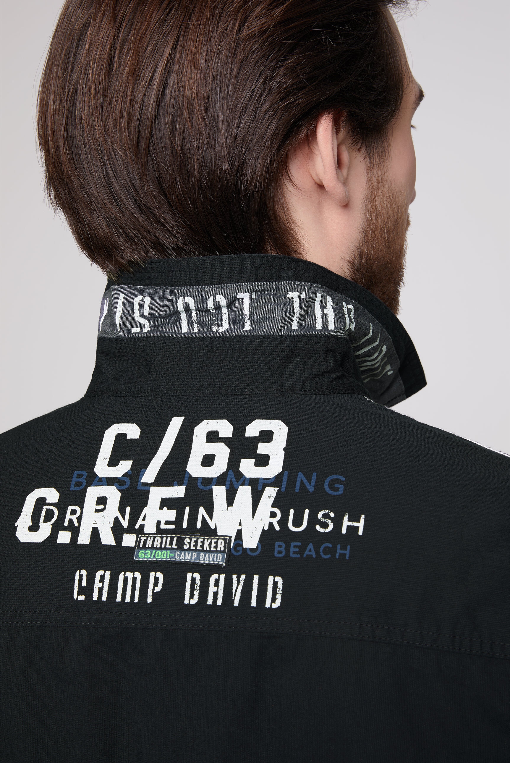 CAMP DAVID Kurzarmhemd, aus Bio-Baumwolle