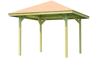 weka Pavillon »Gartenoase 651 Gr.2, inkl. roten Dachschindeln«, 19 mm Massivholzdach kaufen