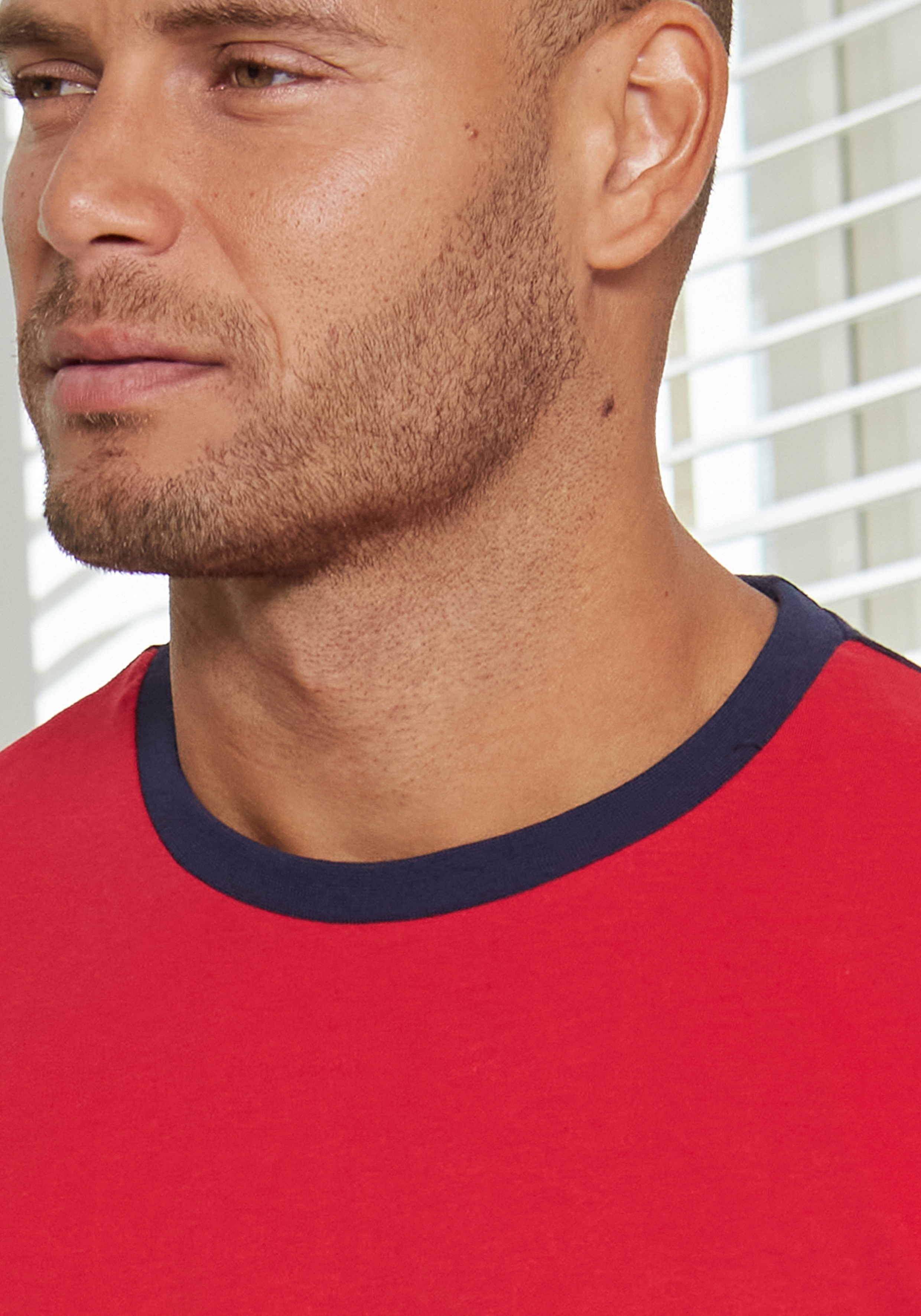 Thumbnail - H.I.S Pyjama 1 Stück, 2 Stk. tlg., Schlafanzug mit breitem Streifen