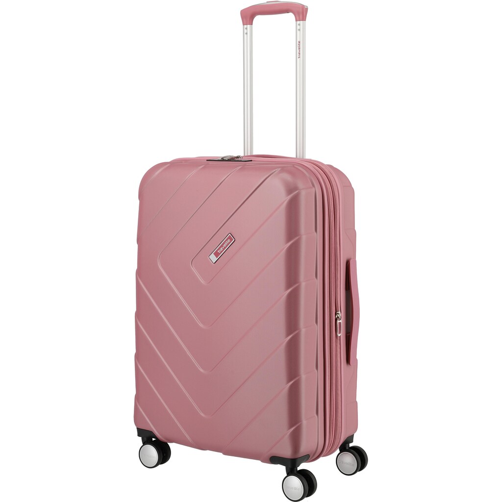 travelite Trolleyset »Kalisto, rose«, (3 tlg.), mit Volumenerweiterung;