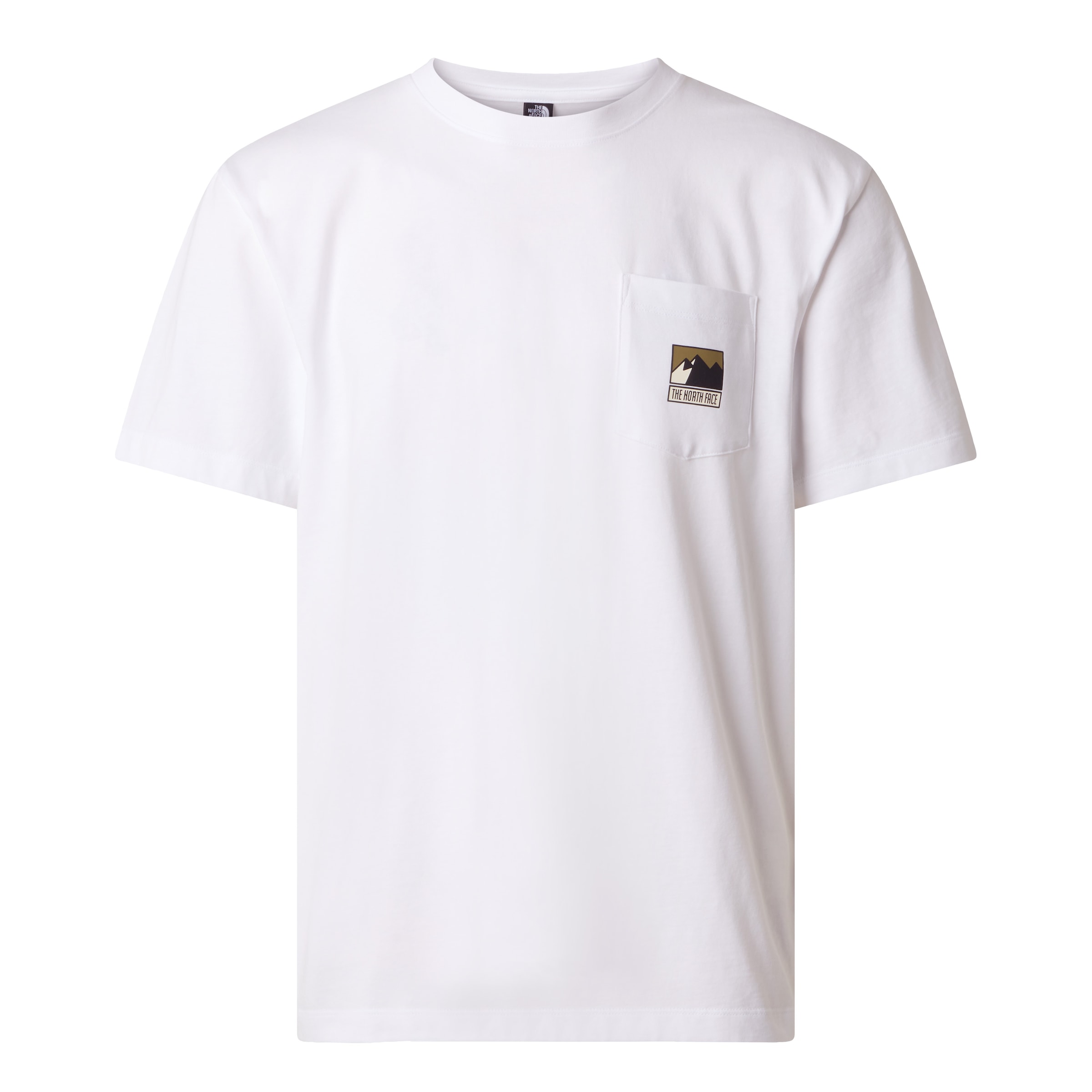 The North Face T-Shirt »M MOUNTAIN LOGO RELAXED SHORT SLEEVE TEE-GRAPHIC« lockere Passform, kurze Ärmel, weiches Material