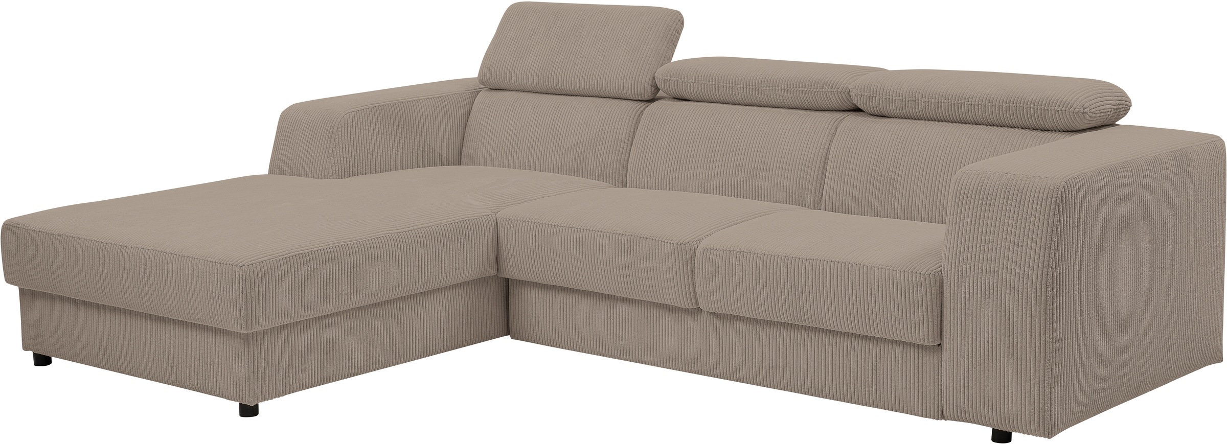 Thumbnail - WERK2 Ecksofa "Cherry, modernes Sofa mit Komfortfunktionen, Breite 270cm, L-Form," bequem, mit verstellbaren Kopfteilen,...