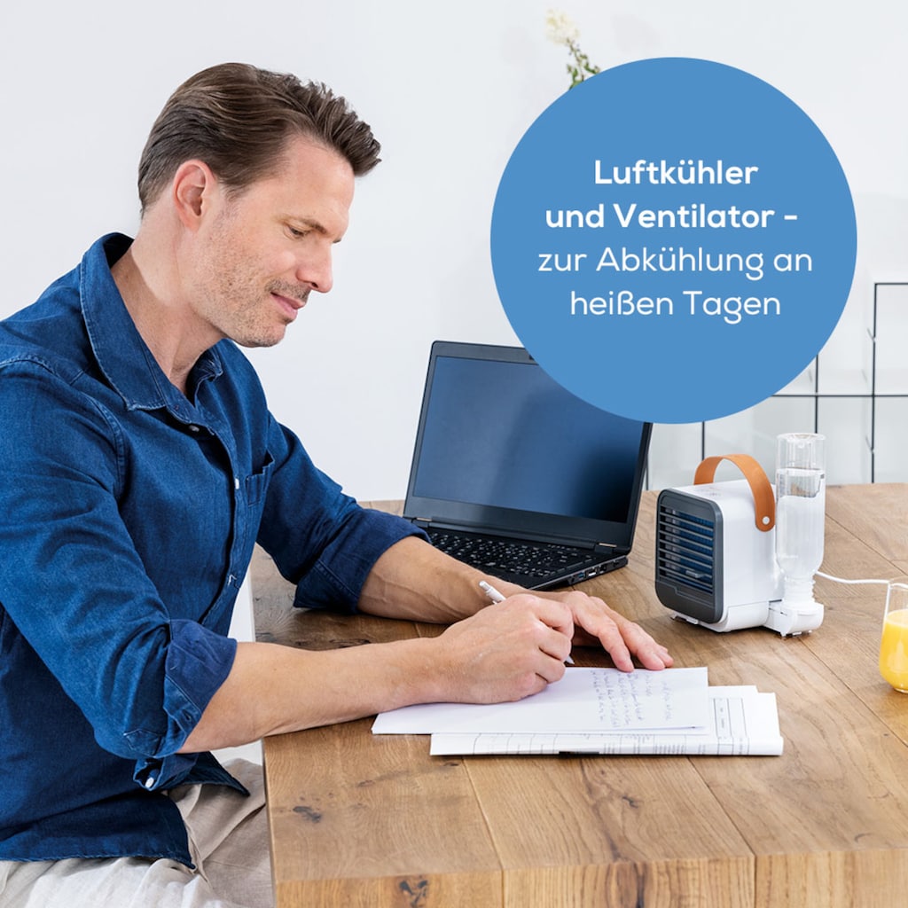 Marken Beurer BEURER Tischventilator »LV 50 Fresh Breeze« weiß-braun-anthrazit-grau