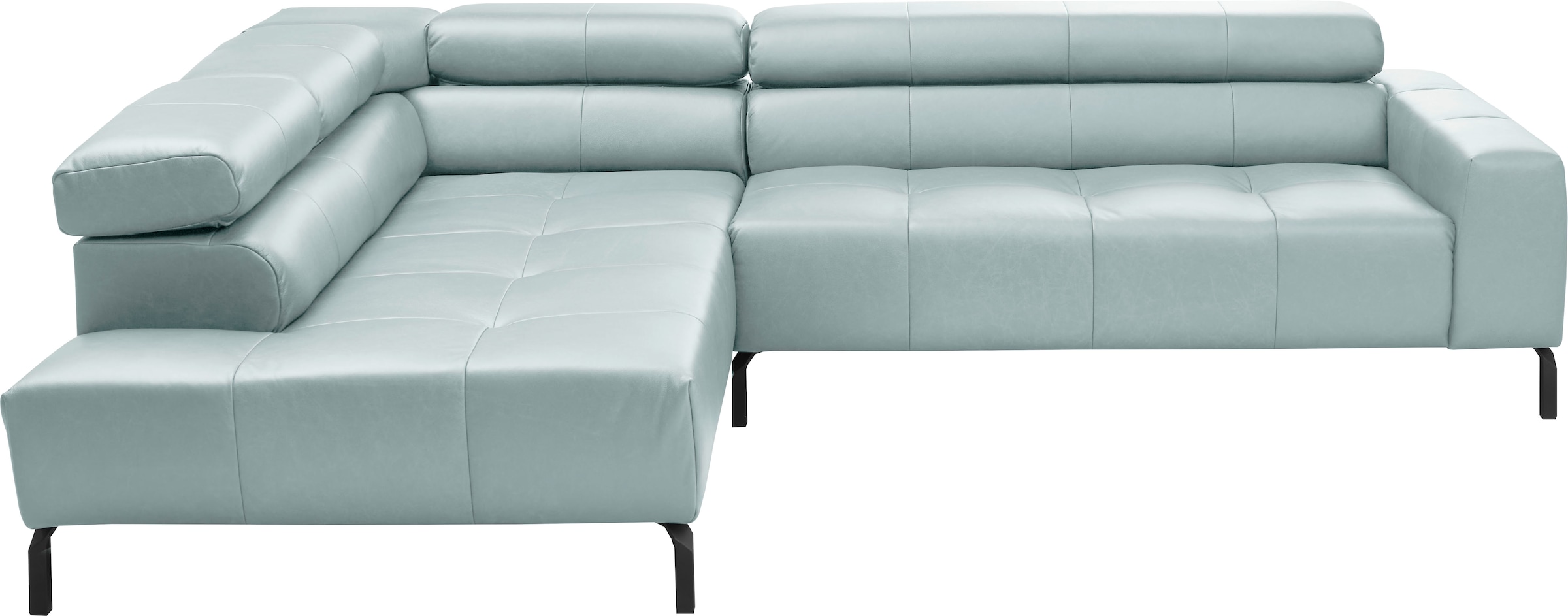 Home affaire Ecksofa "Claya, L-Form, incl. Kopfteilverstellung, Breite 276 cm" wahlweise elektrischer Sitzvorzug