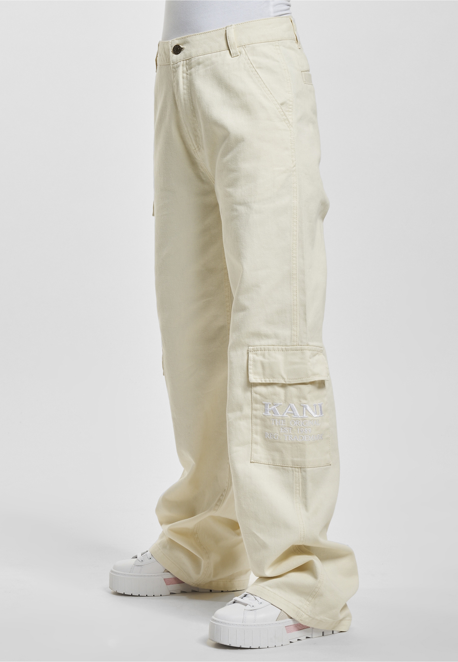 Karl Kani Cargohose »Karl Kani Damen KW232-014-1 KK Denim K Cargo Pants«