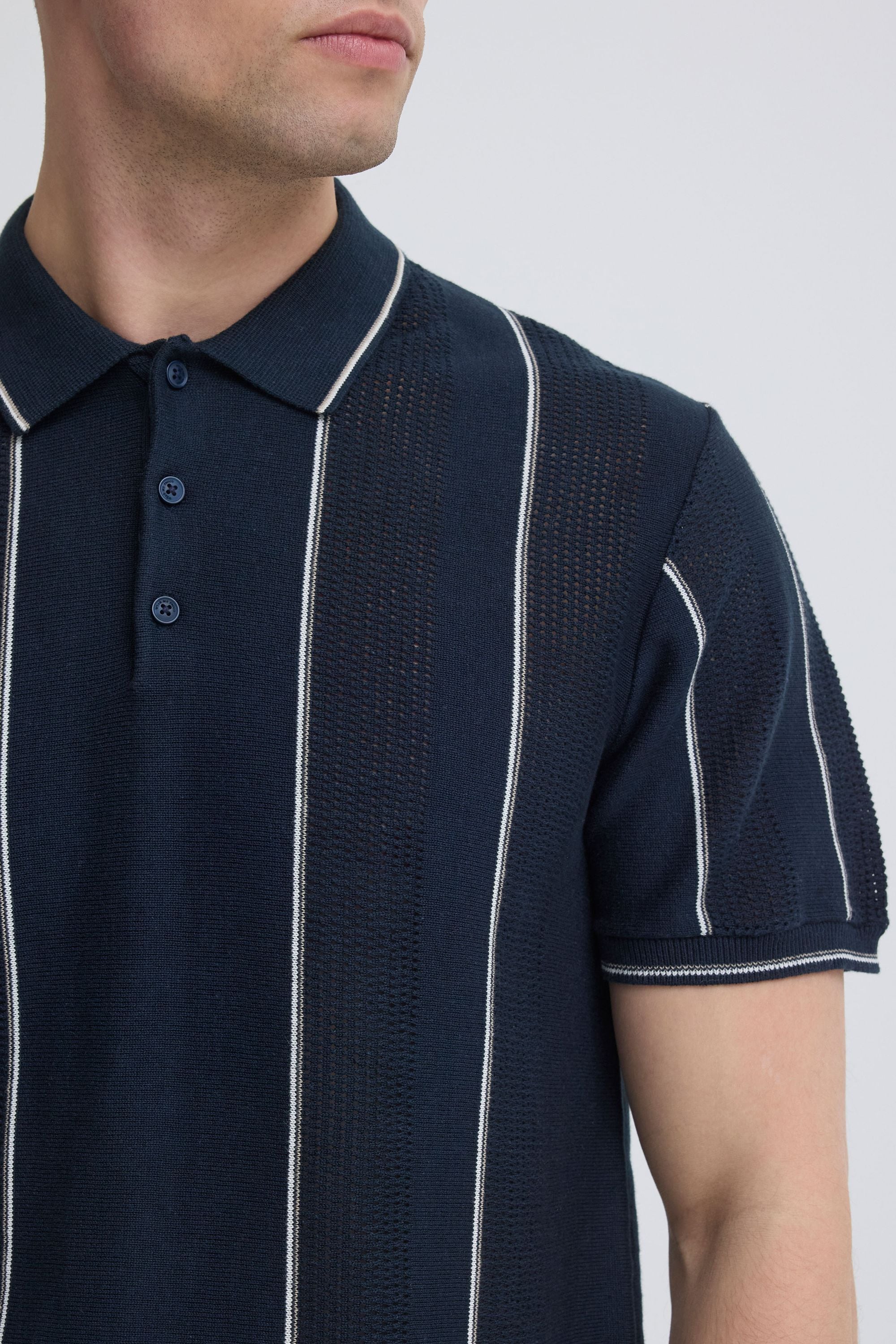 Blend Poloshirt »BHAven Polo« Legeres Polo-Shirt in Feinstrick-Qualität