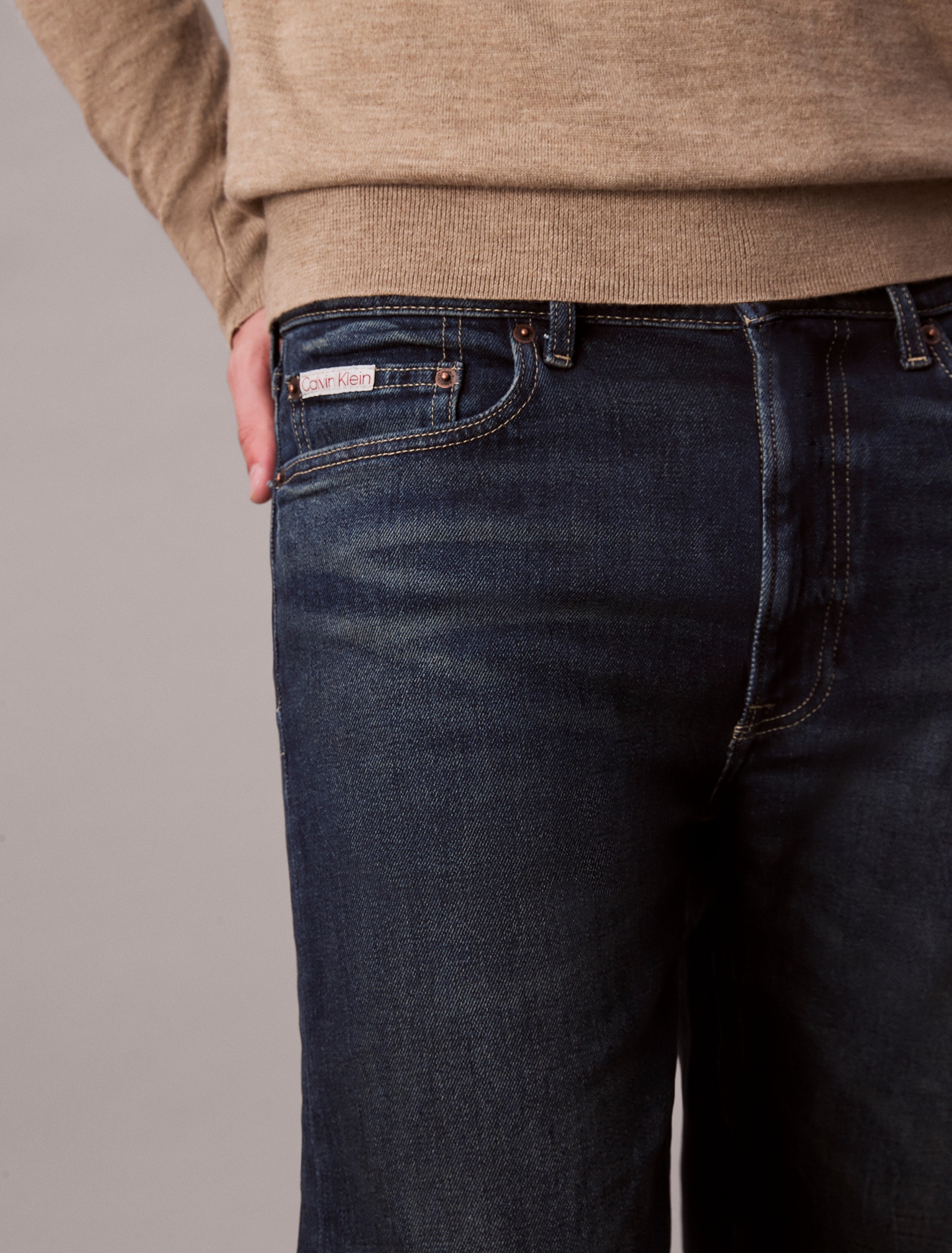 Calvin Klein Jeans 5-Pocket-Jeans Straight Fit, Baumwoll-Stretch