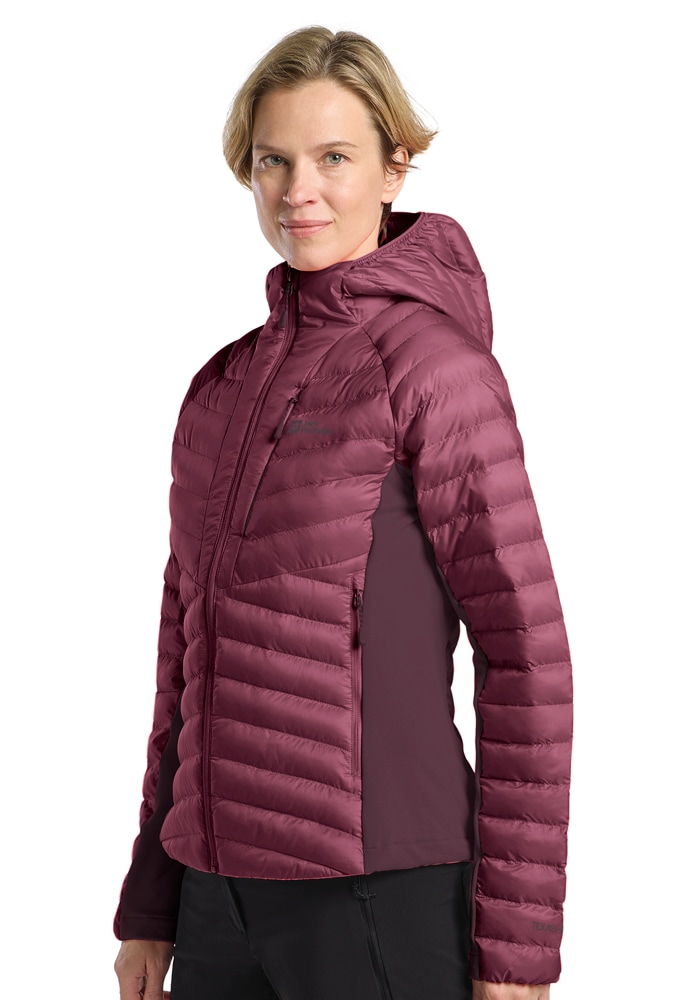 Jack Wolfskin Funktionsjacke "ROUTEBURN PRO INS JKT W" mit Kapuze