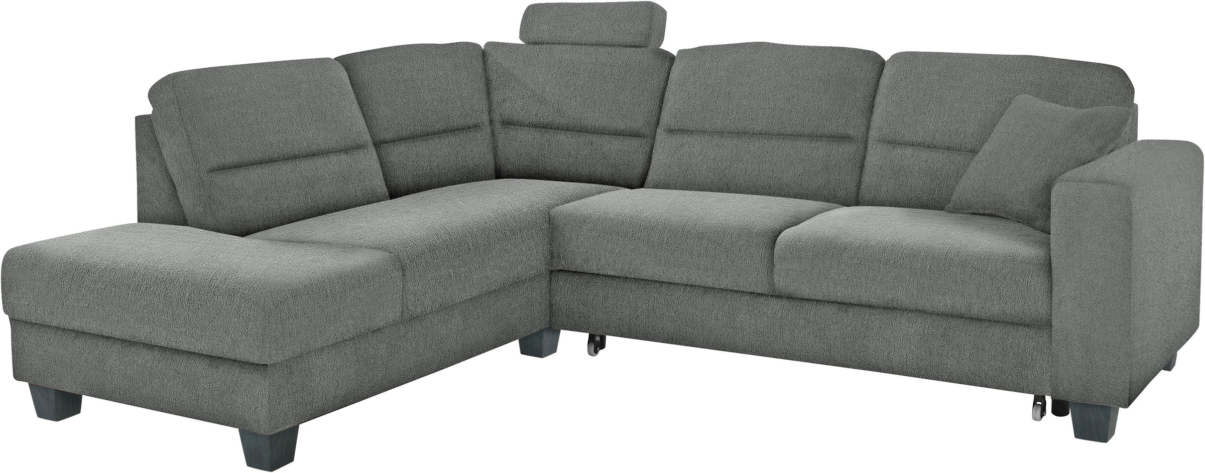 Thumbnail - TRENDMANUFAKTUR Ecksofa "Chamber, zeitlos & elegant, bequem, L-Form" inklusive einer Kopfstütze, wahlweise Schlaffunktio...