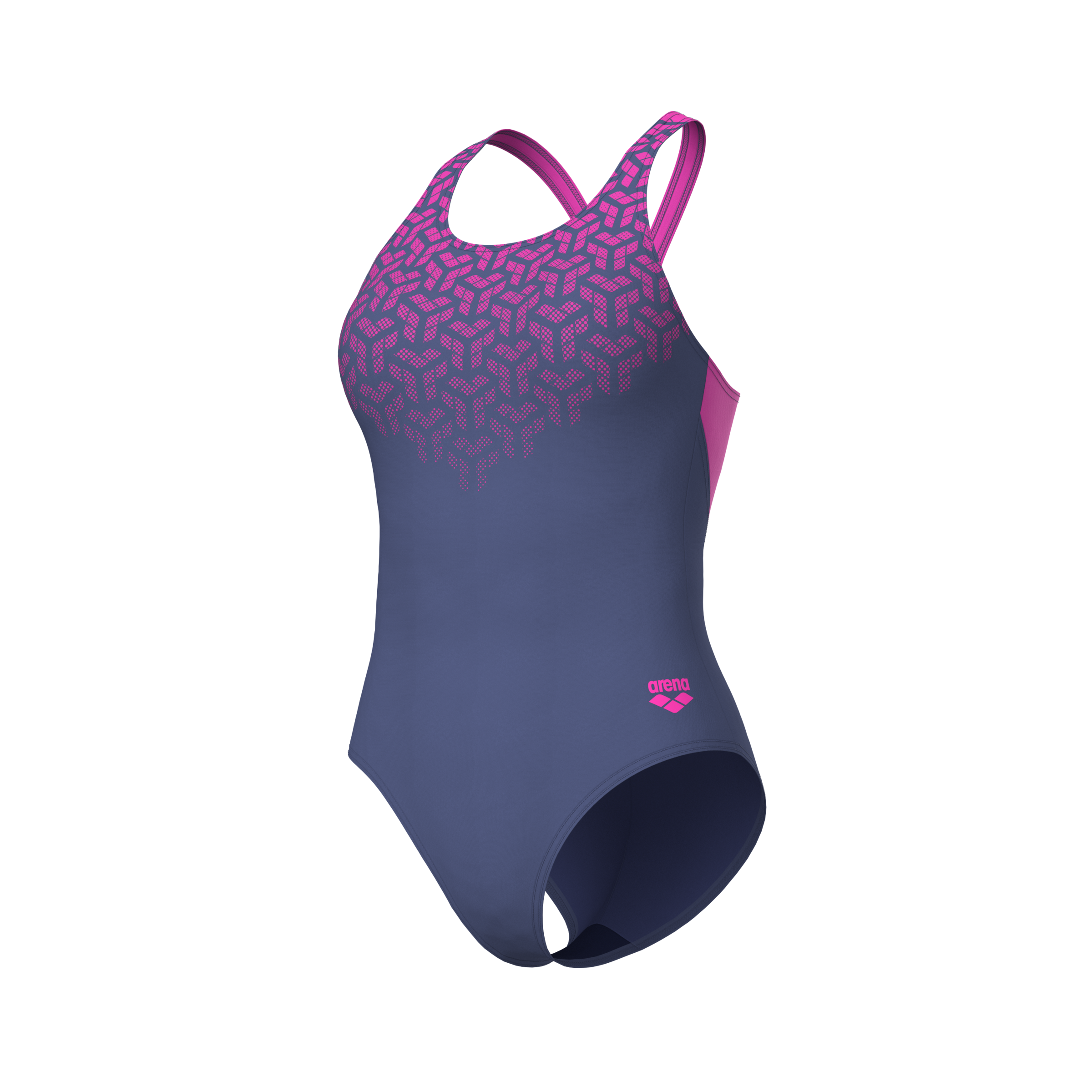 Arena Badeanzug »WOMEN'S ARENA KIKKO V SWIMSUIT V BACK GRAPHIC«, (1 St.), mit UV-Schutz UPF 50+