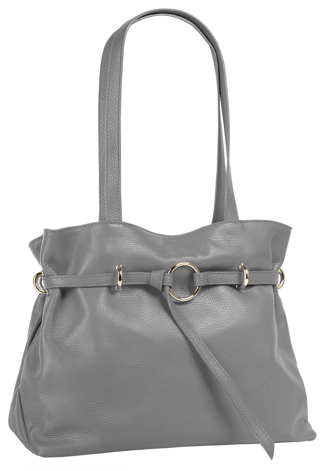 Thumbnail - Samantha Look Henkeltasche echt Leder, Made in Italy