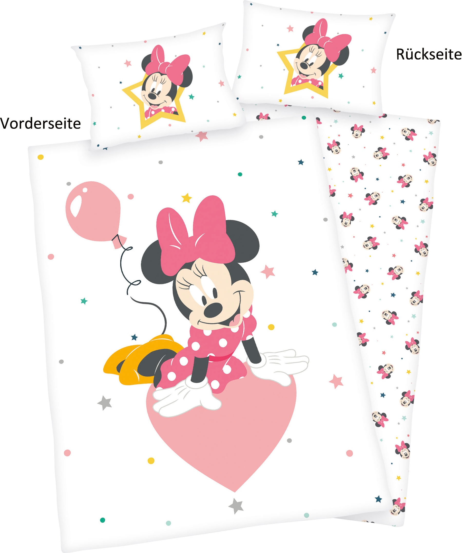 Disney Babybettwäsche »Disney´s Minnie Mouse«, mit liebevollem Motiv