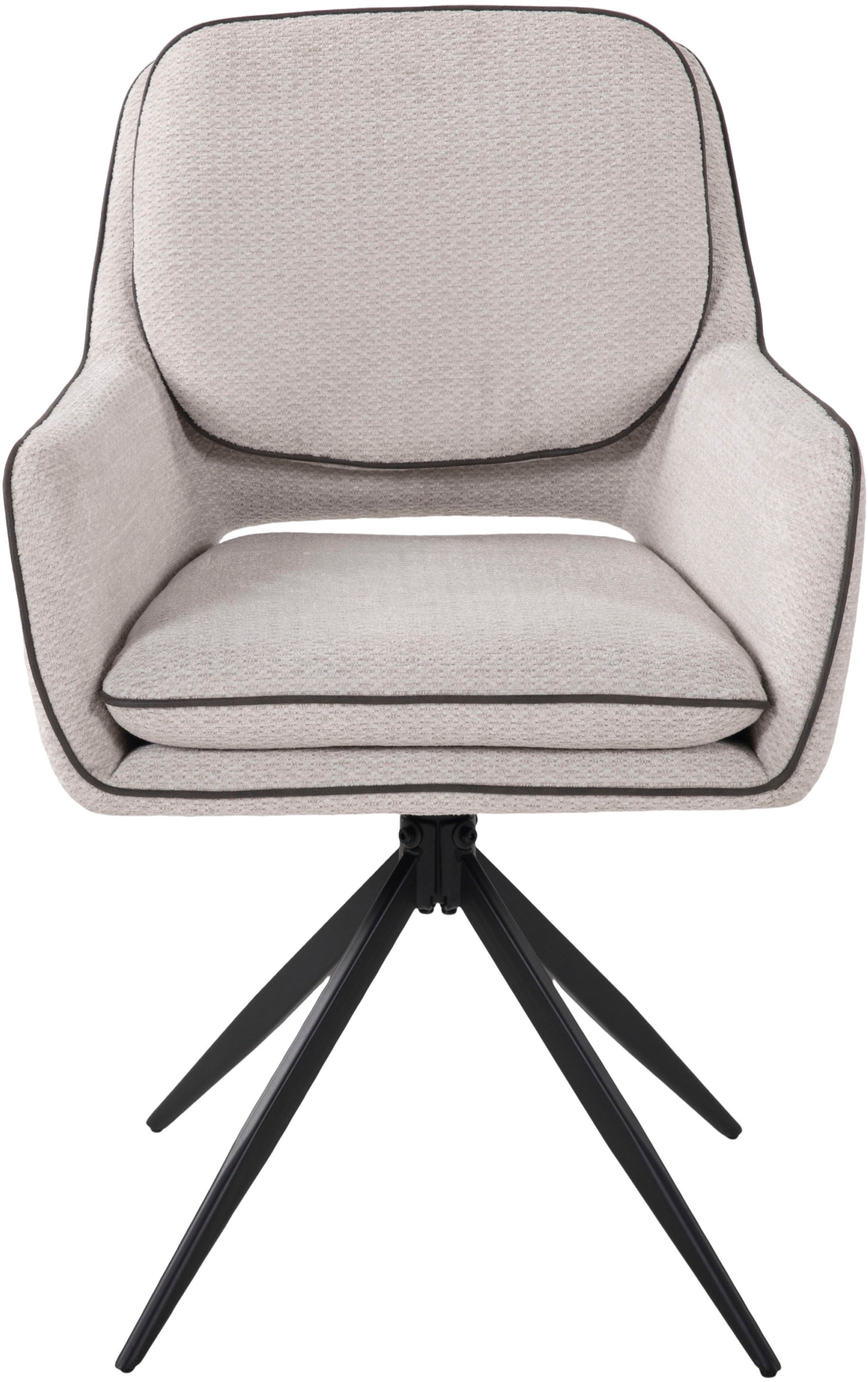 Duo Collection Esszimmerstuhl "Esra", (Set), 2 St., Webstoff, drehbar, extr günstig online kaufen