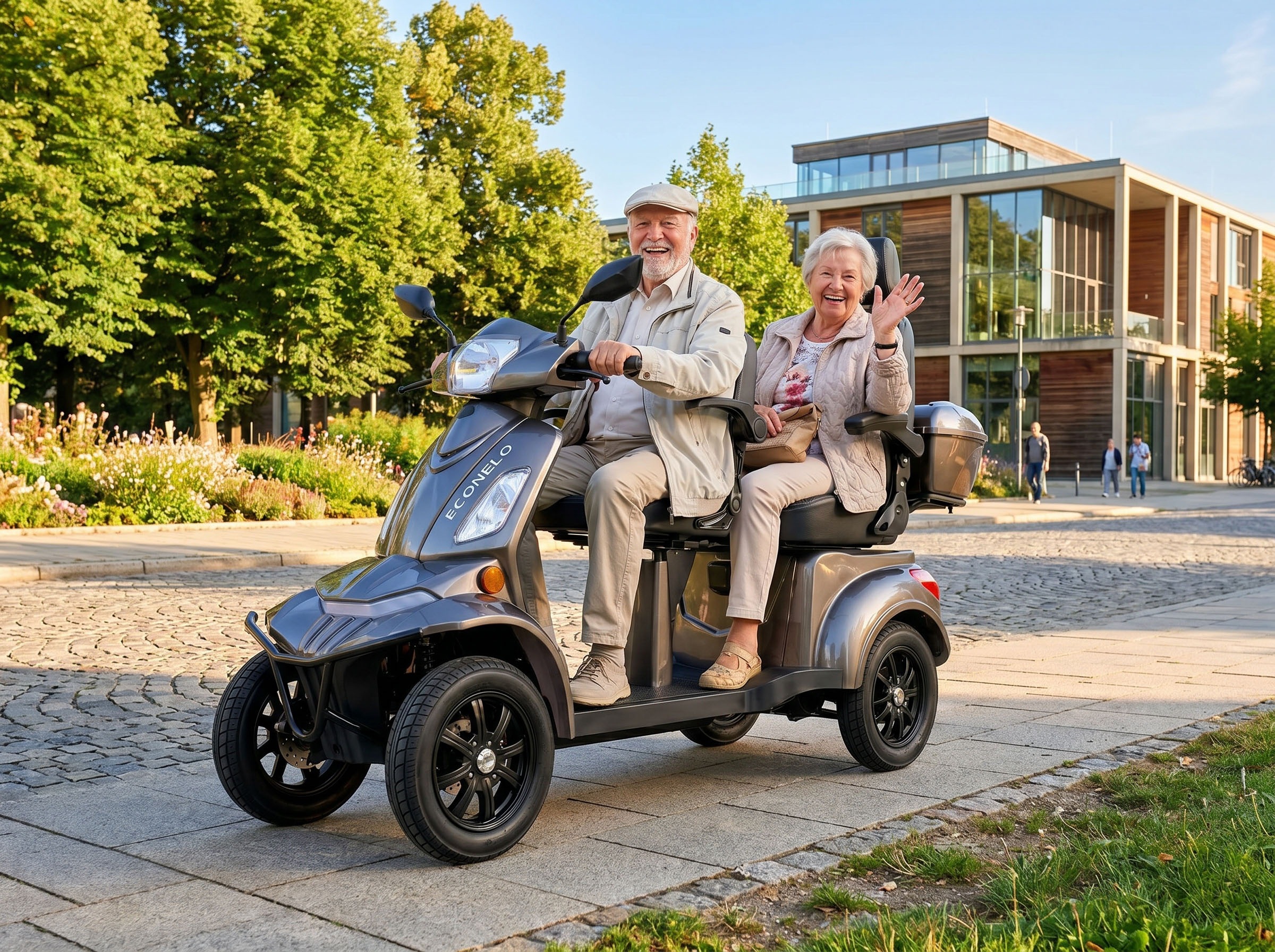 ECONELO Elektromobil »E-Seniorenmobil VISTA Quarter-1L, Blei-Akku, 4-Rad, 60V, 1000 Watt« 1.000 W 25 km/h