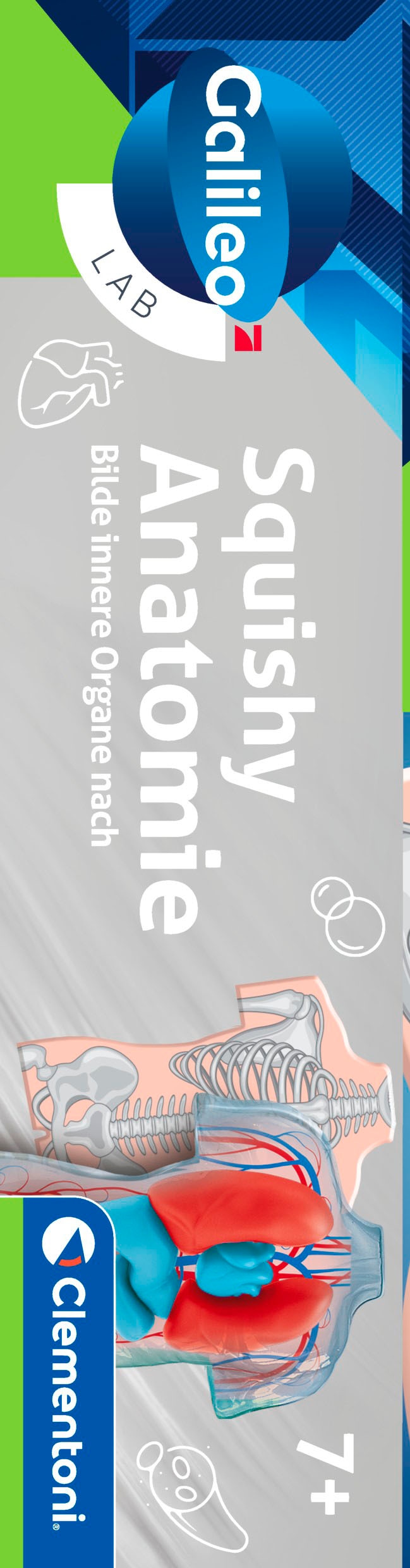 Clementoni® Experimentierkasten »Galileo Lab, Squishy Anatomie«