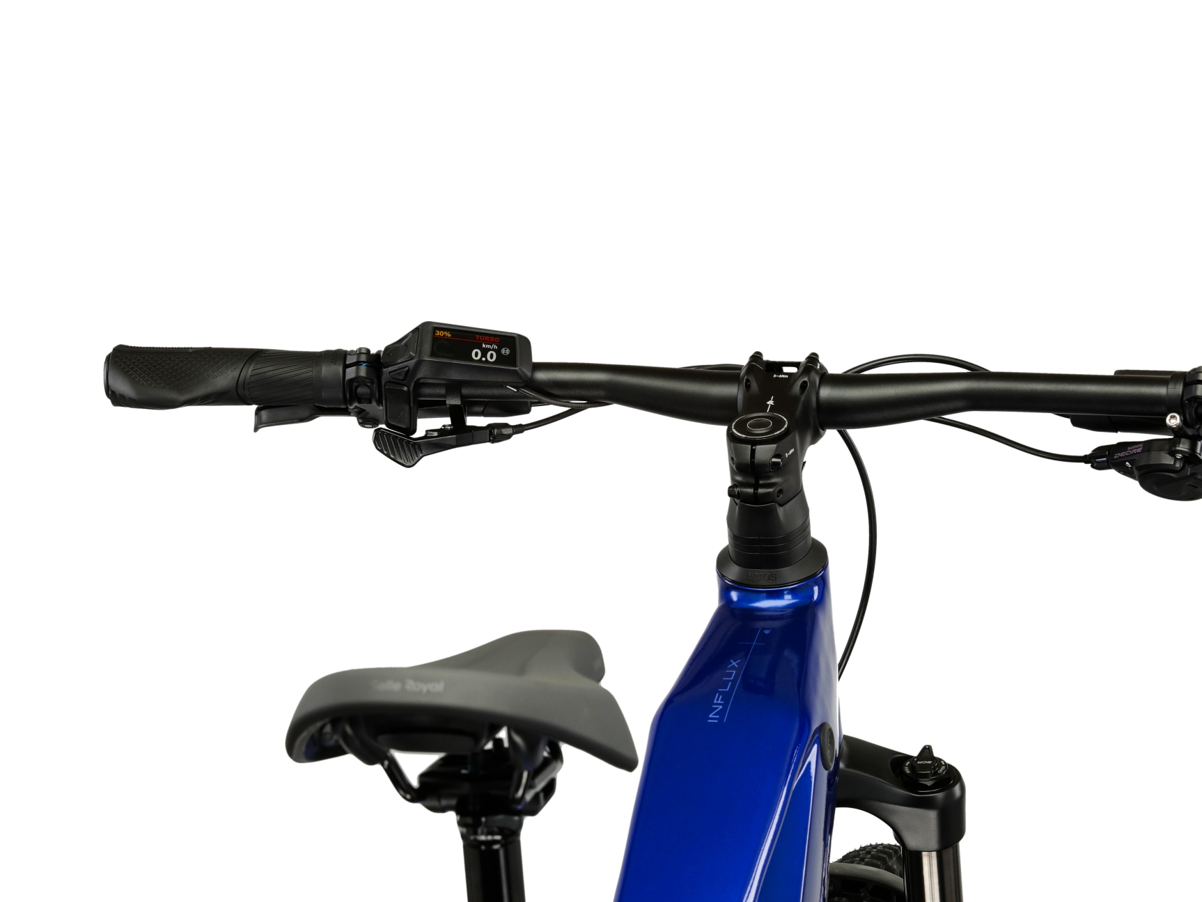 Kross »Influx Hybrid 4.0 21,3Ah / Bosch 800 Wh 29" blau 12 Gänge 2026« 12 Gang Shimano DEORE M6100 Schaltwerk Kettenschaltung Mittelmotor 250 W BOSCH PERFORMANCE LINE CX 36 V/250 W, Mittelmotor