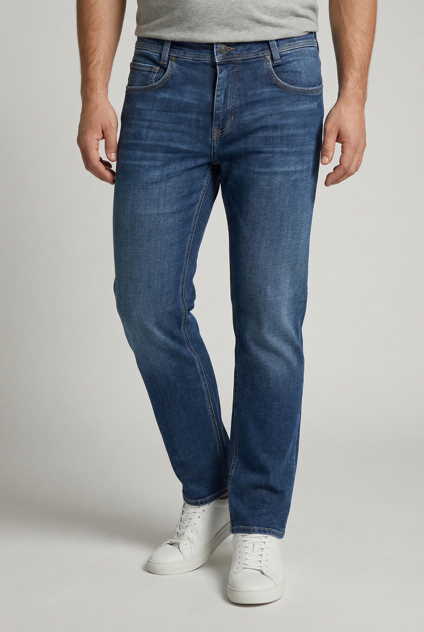 MAC Straight-Jeans "Arne" in gepflegter Optik, mit Stretch günstig online kaufen