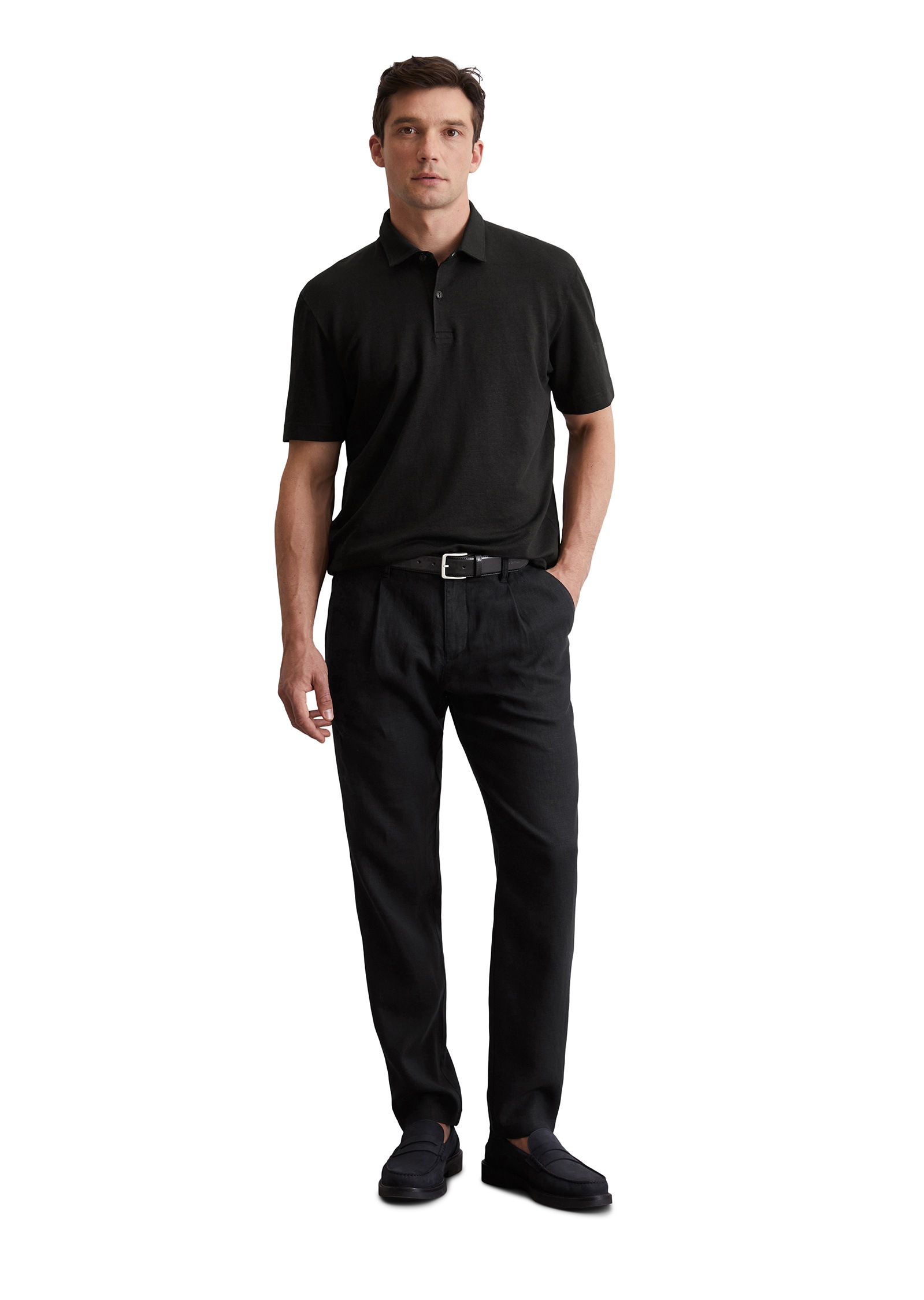 Marc O'Polo Poloshirt »aus hochwertigem Leinen-Mix«