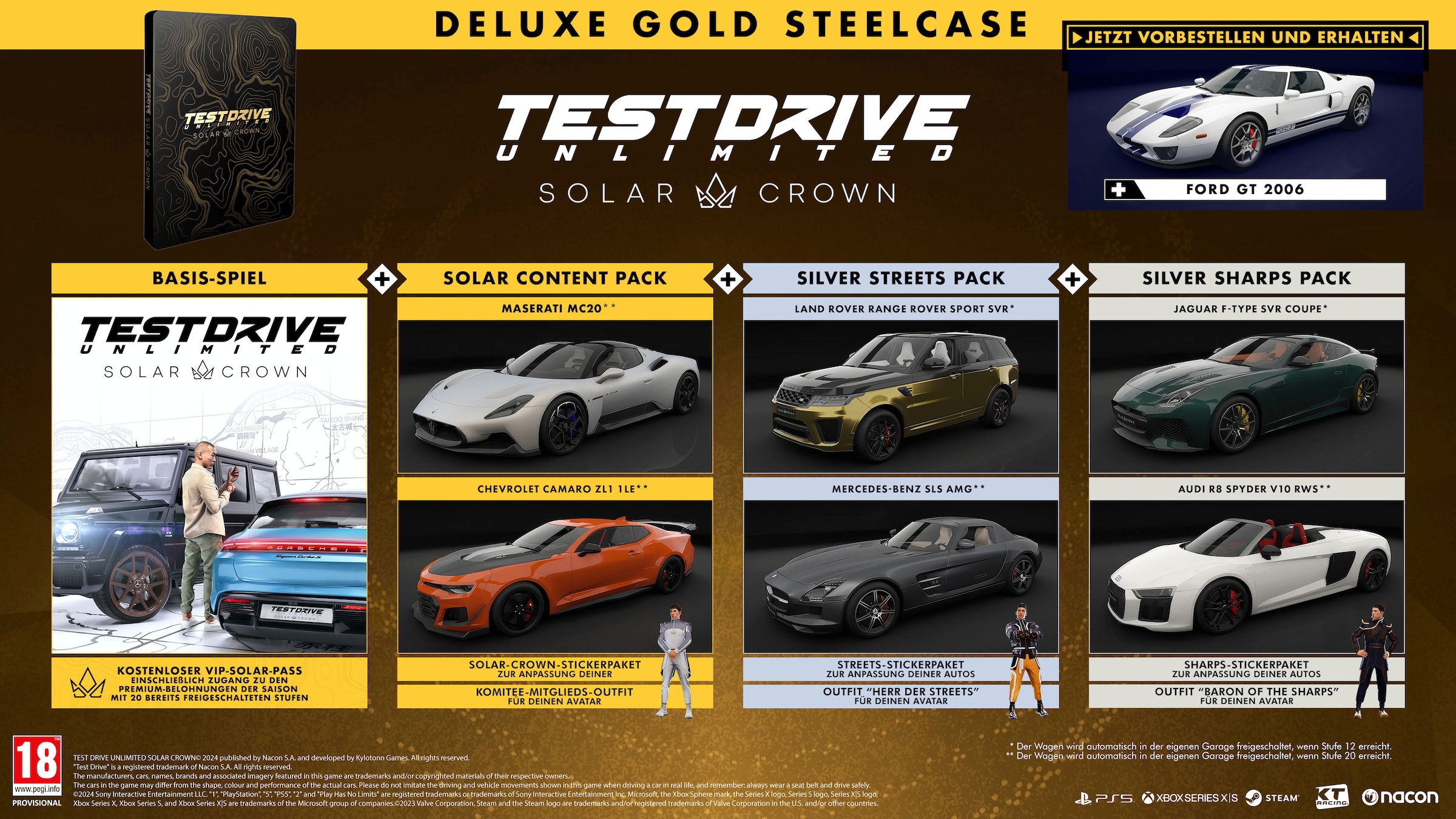 nacon Spielesoftware »Test Drive Unlimited Solar Crown - Deluxe Edition (PS5)«, PlayStation 5