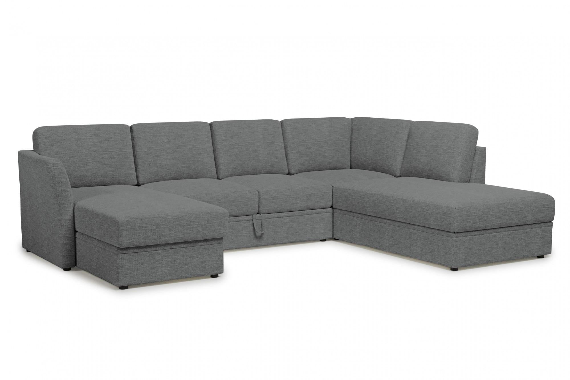 Home affaire Wohnlandschaft »Lavars Schlafsofa«, mit Bettfunktion und Stauraum, in zwei verschiedenen Bezugsqualitäten
