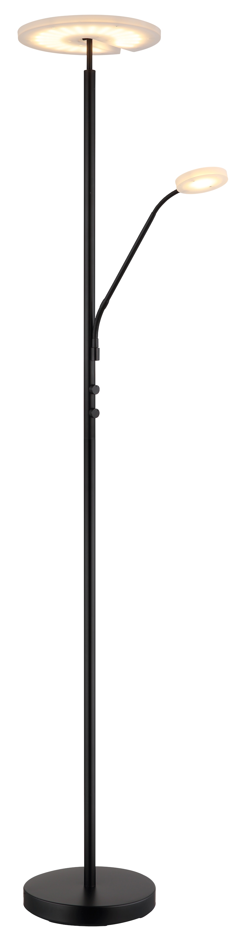 GLOBO LIGHTING LED Stehlampe »STANFORD«, Leuchtmittel LED-Modul | LED fest integriert, Stehleuchte/Wohnzimmer/Schlafzimmer/Flur