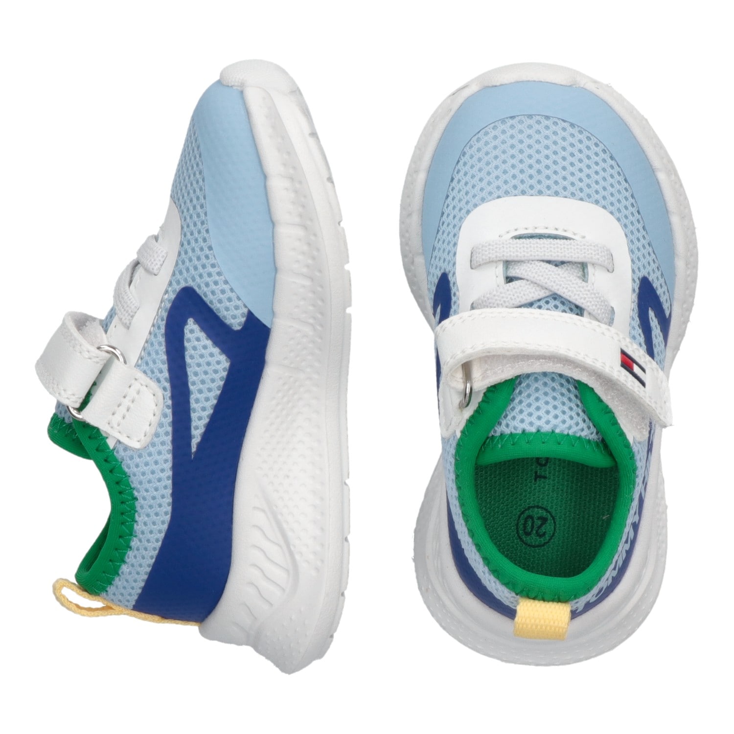 Tommy Hilfiger Sneaker, Slip-On Sneaker, Klettschuh mit großem Logoschriftzug