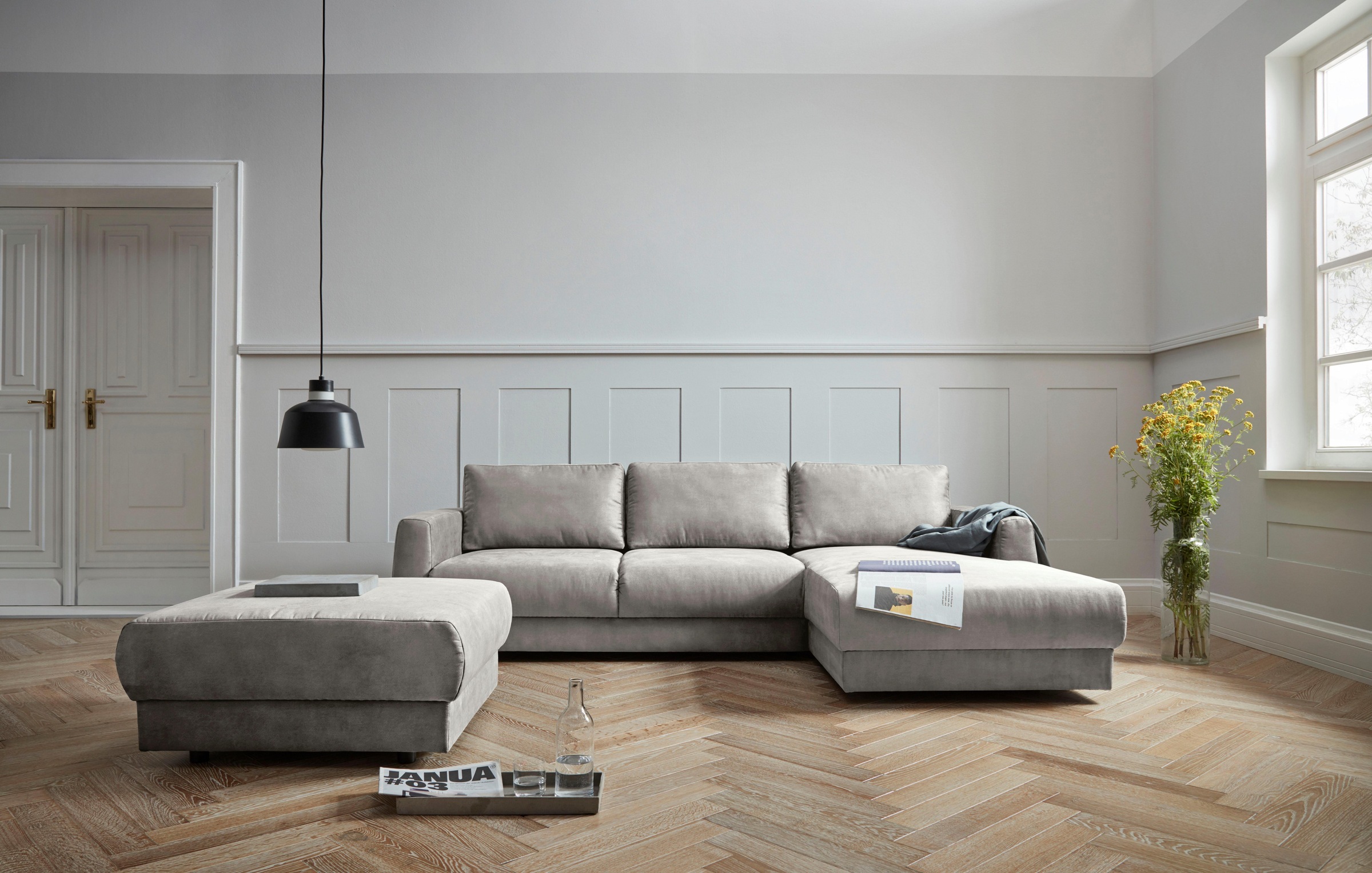 andas Ecksofa »Hobro L-Form«, in 3 Bezugsqualitäten in vielen Farben, Design by Morten Georgsen